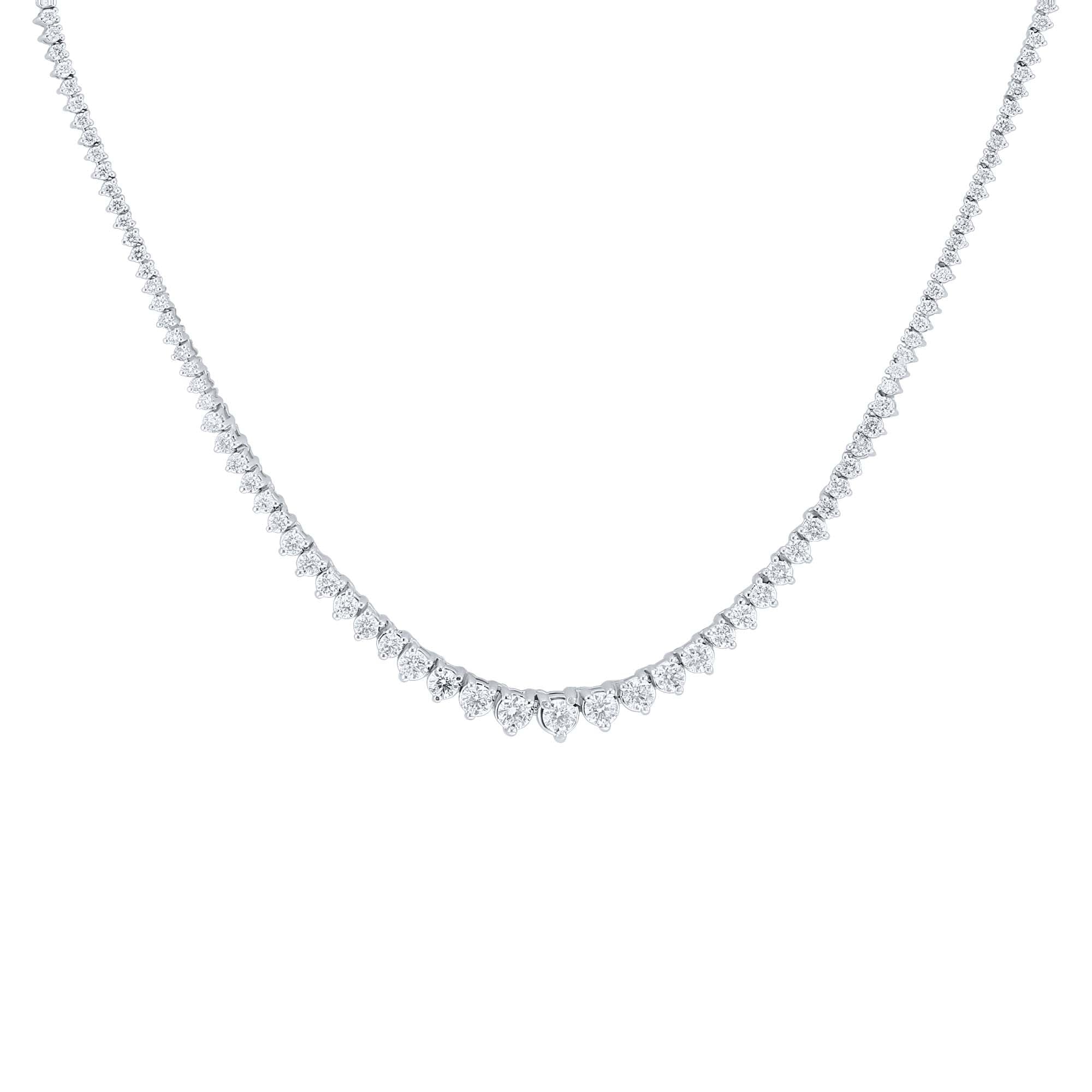 Riviera Diamond Tennis Necklace 5ct
