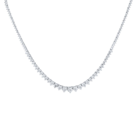 Riviera Diamond Tennis Necklace 5ct