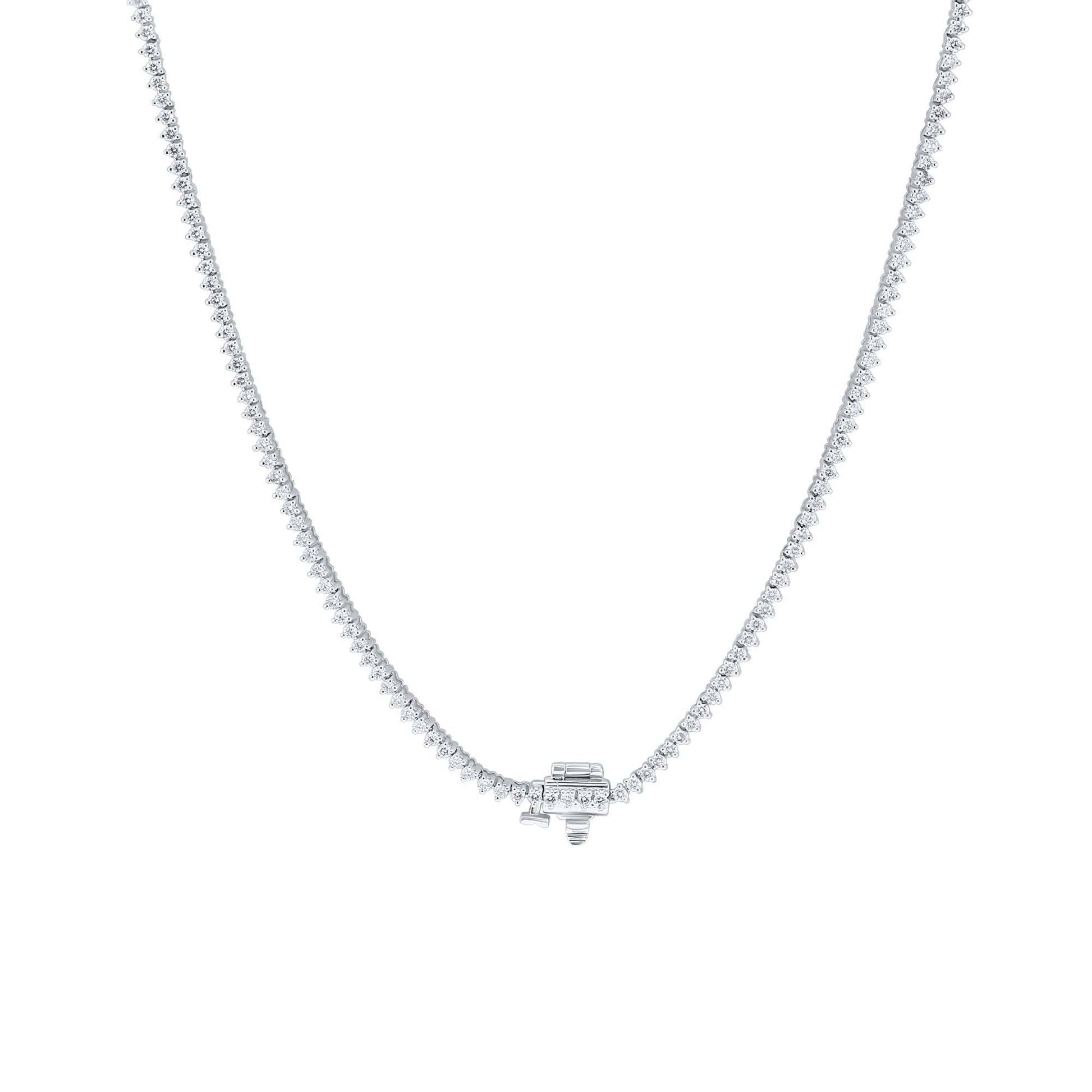 Riviera Diamond Tennis Necklace 5ct