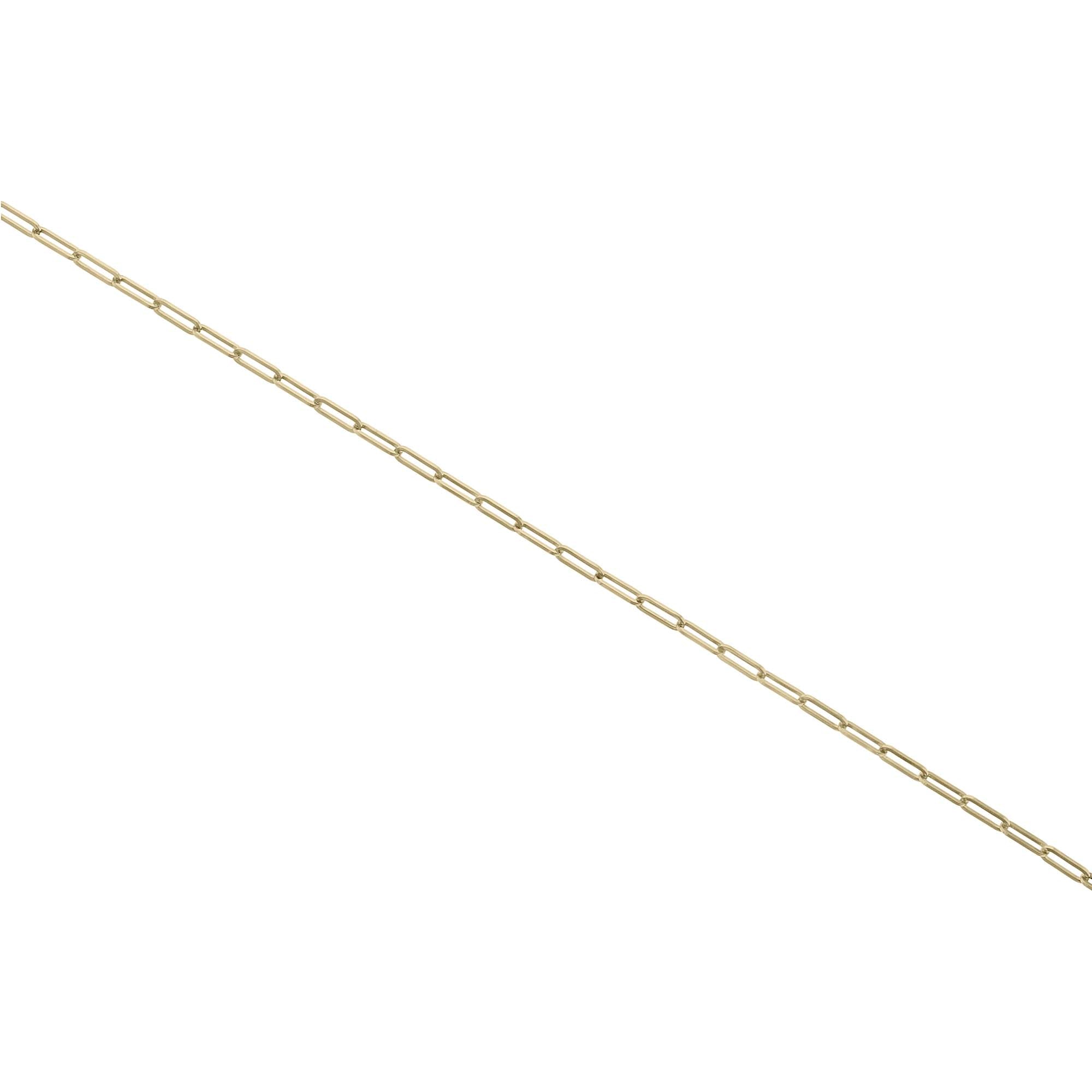 Palmer Paper Clip Gold Anklet