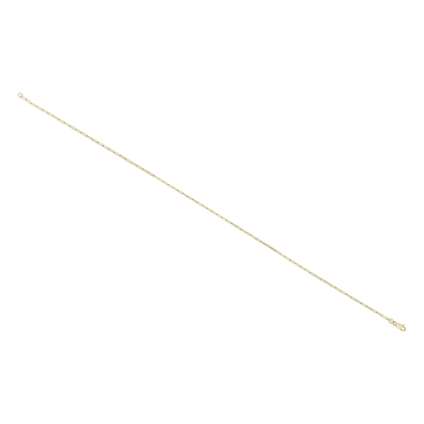 Palmer Paper Clip Gold Anklet