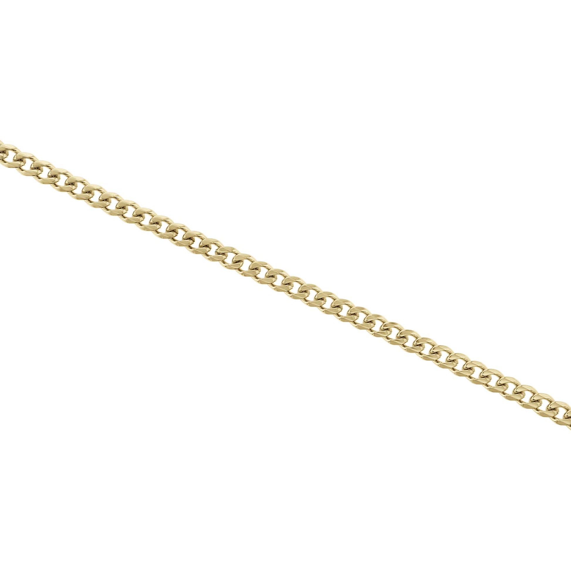 Seabreeze Curb Chain Stainless Steel Anklet- 3.3mm
