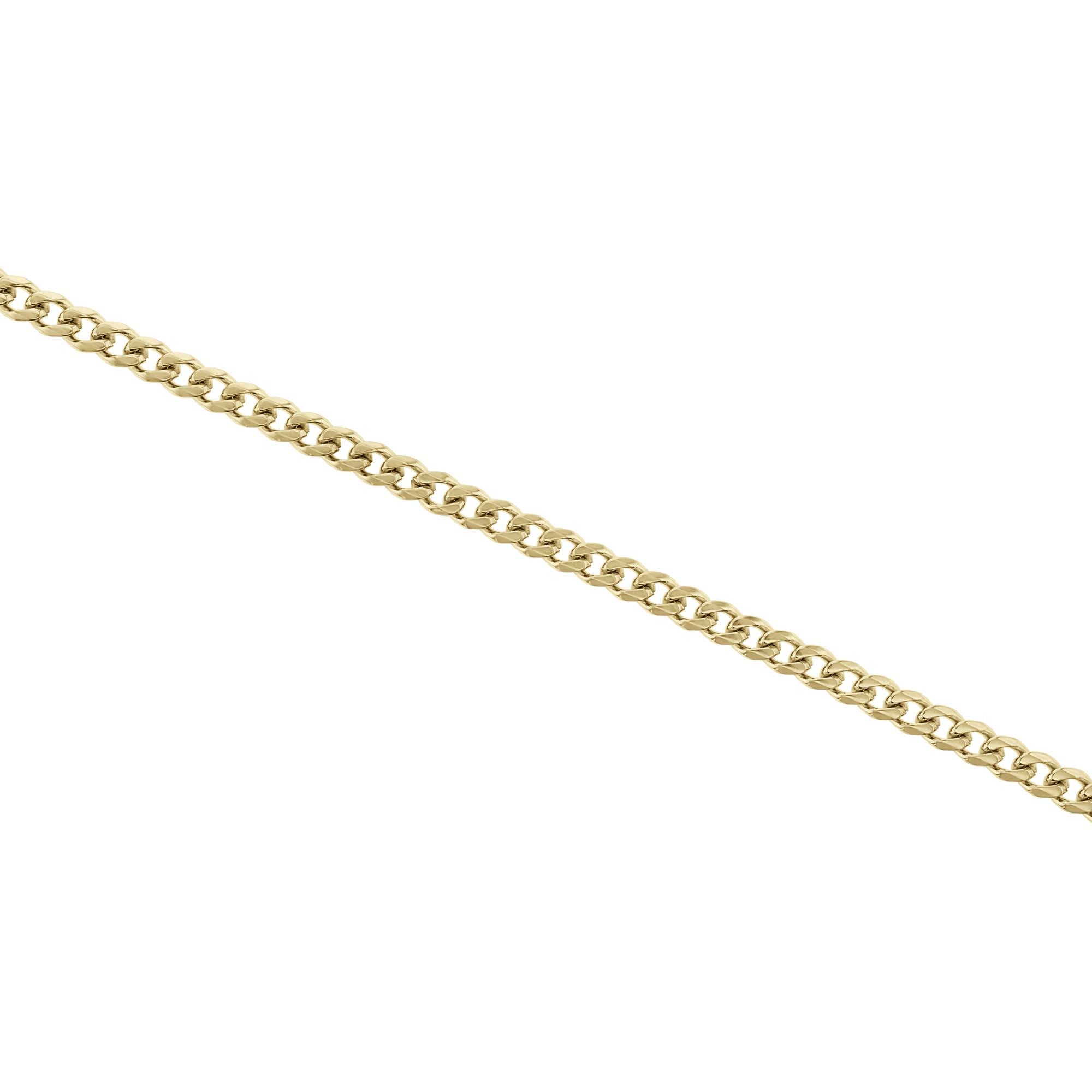Seabreeze Curb Chain Stainless Steel Anklet- 3.3mm