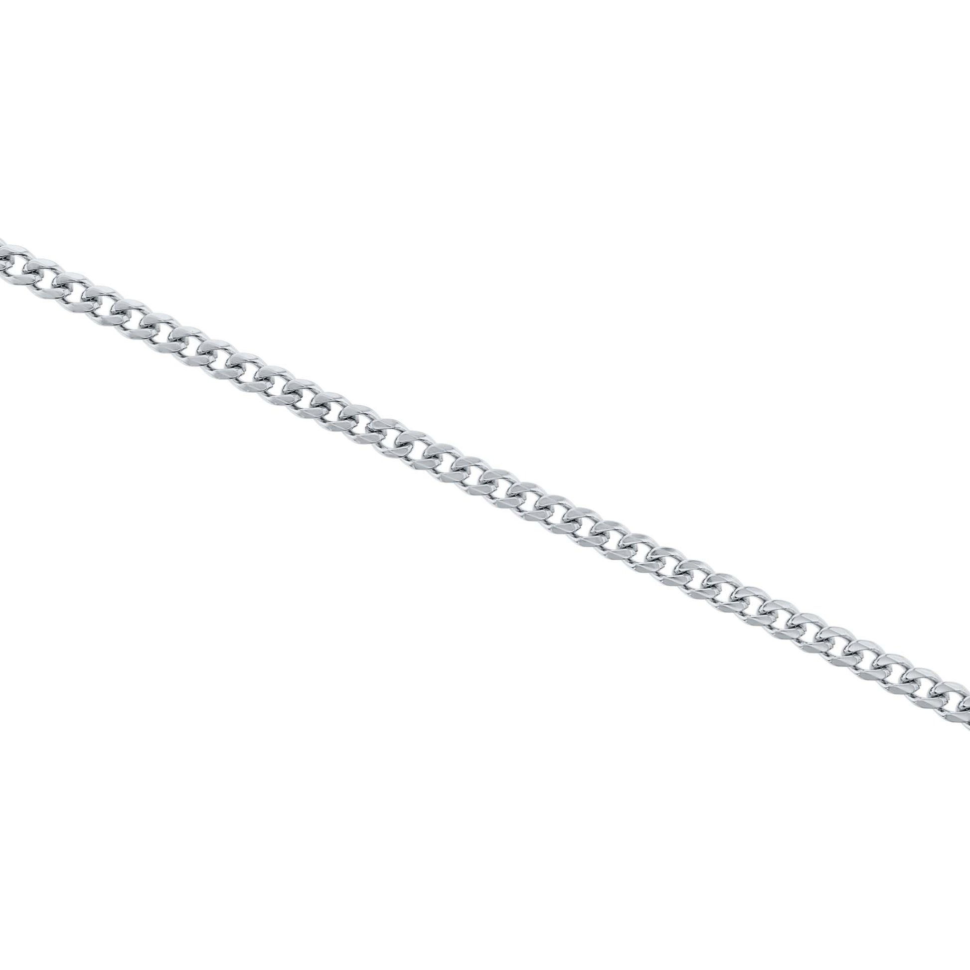 Seabreeze Curb Chain Stainless Steel Anklet- 3.3mm