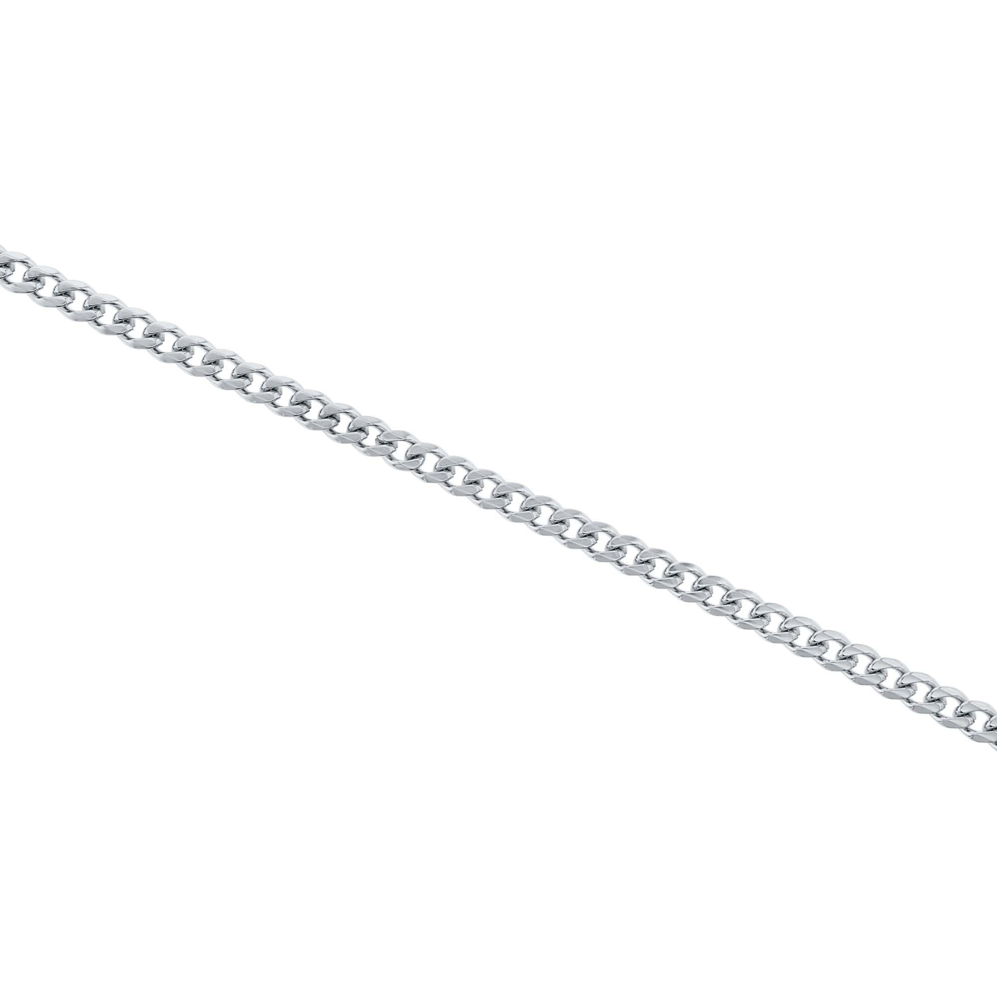 Seabreeze Curb Chain Stainless Steel Anklet- 3.3mm