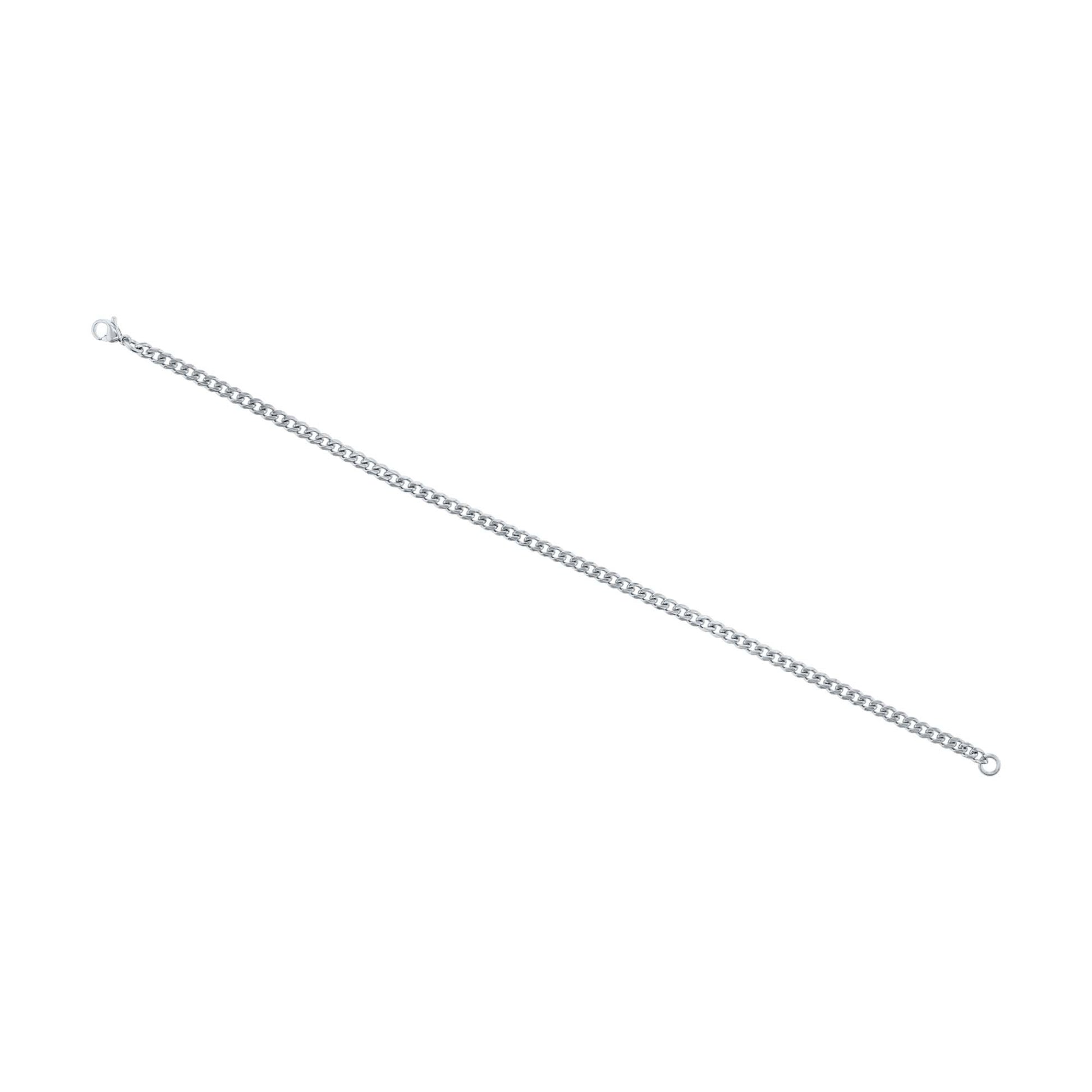 Seabreeze Curb Chain Stainless Steel Anklet- 3.3mm