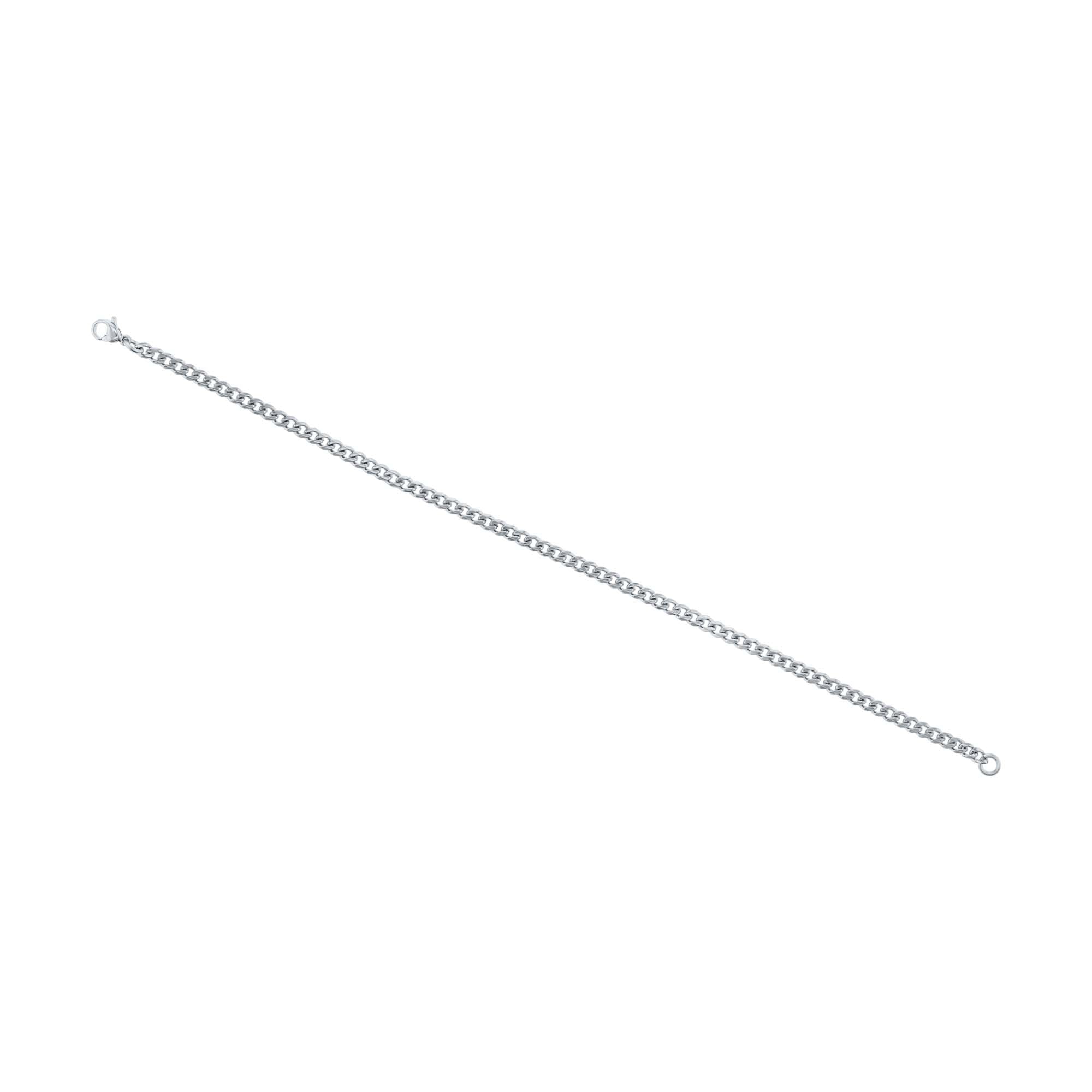 Seabreeze Curb Chain Stainless Steel Anklet- 3.3mm