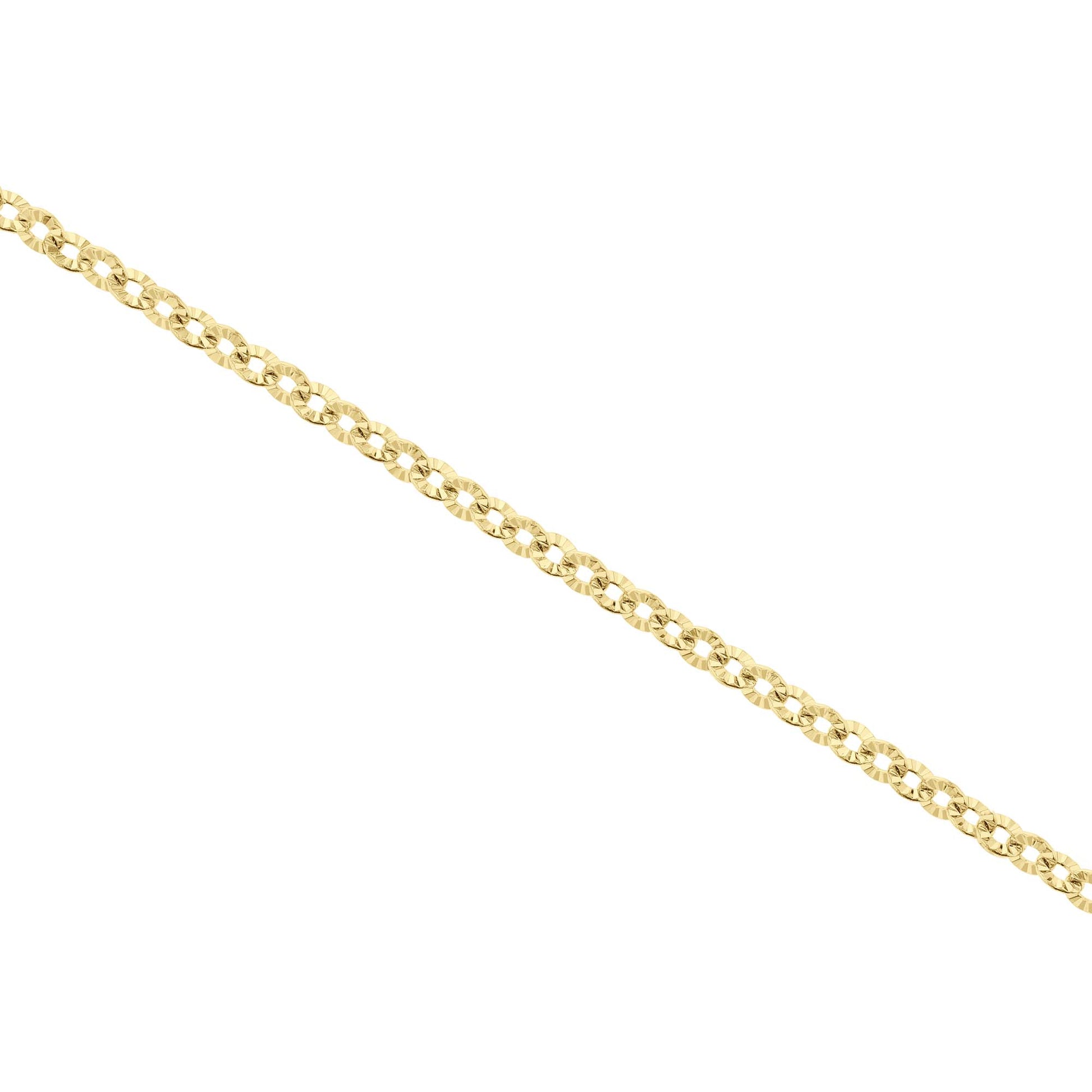 Island Time Sparkle Round Link Stainless Steel Anklet