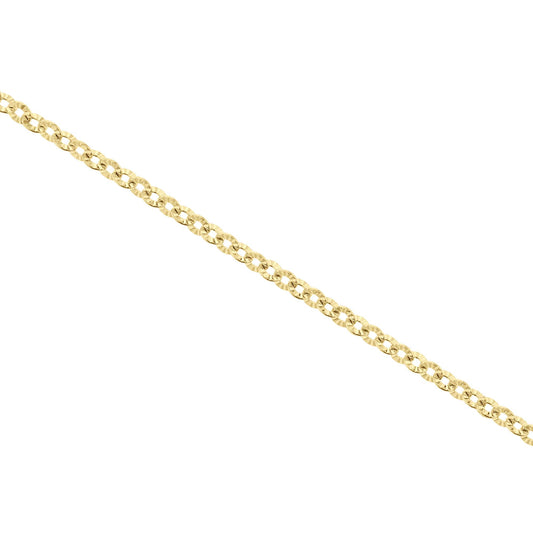 Island Time Sparkle Round Link Stainless Steel Anklet