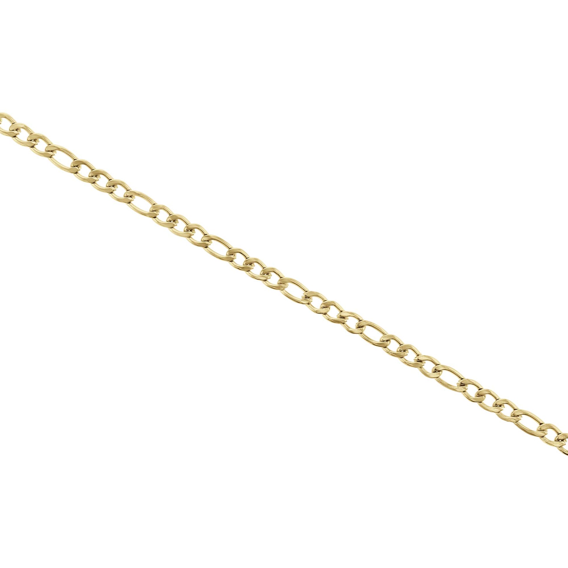 Sunkissed Figaro Chain Stainless Steel Anklet- 3mm