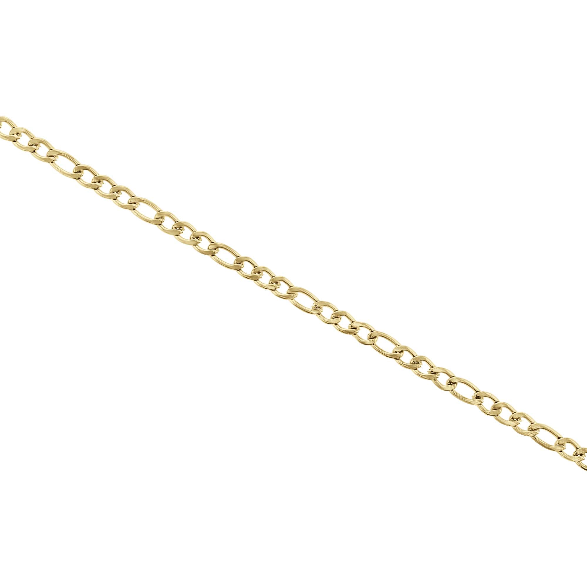 Sunkissed Figaro Chain Stainless Steel Anklet- 3mm