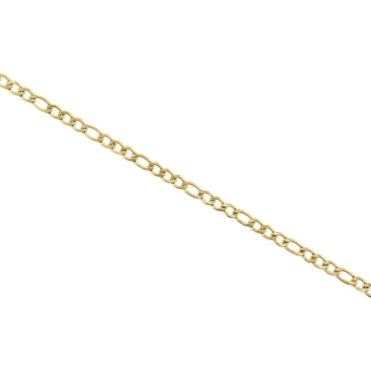 Sunkissed Figaro Chain Stainless Steel Anklet- 3mm