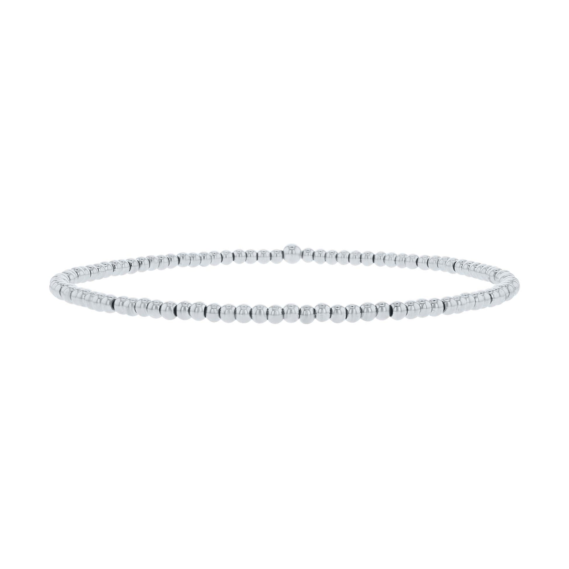Endless Summer Beaded Stainless Steel Anklet