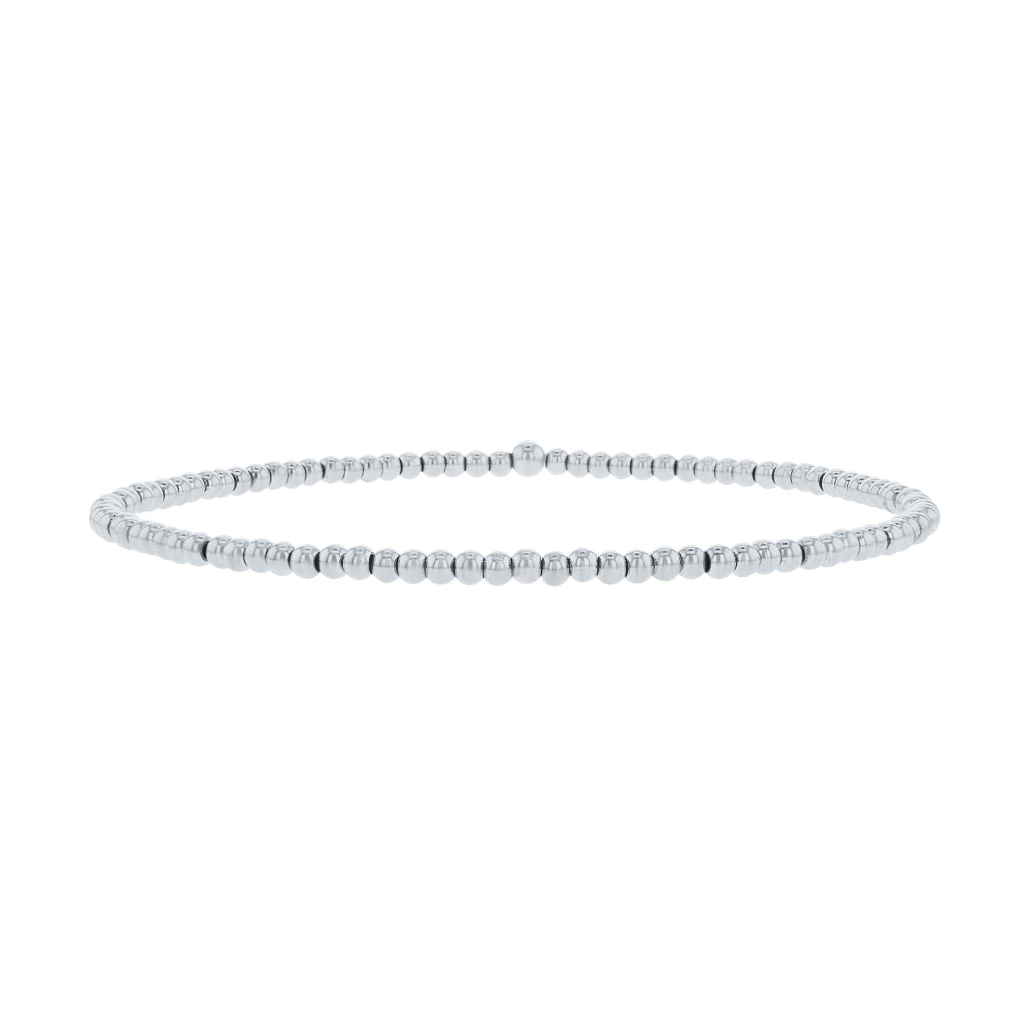Endless Summer Beaded Stainless Steel Anklet