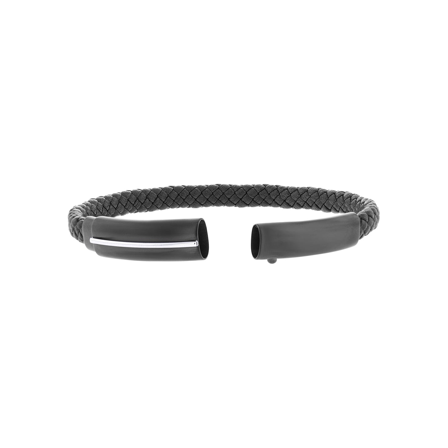 Kit Stainless Steel and Leather Bracelet