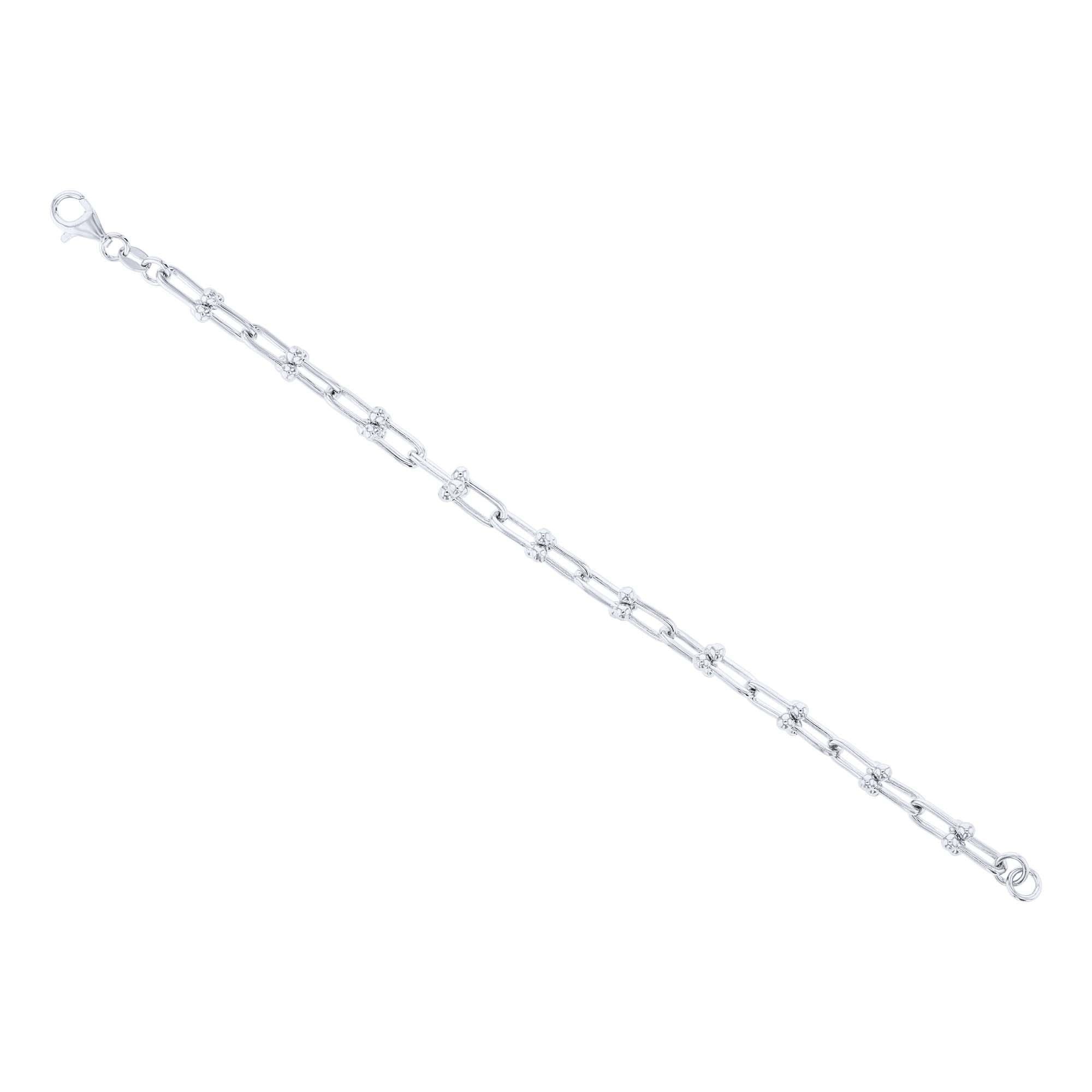 K18 U-Link Chain Bracelet ( @ジッポ ) Silver Unforgettable U-Link Chain Bracelet – Steven Singer Jewelers