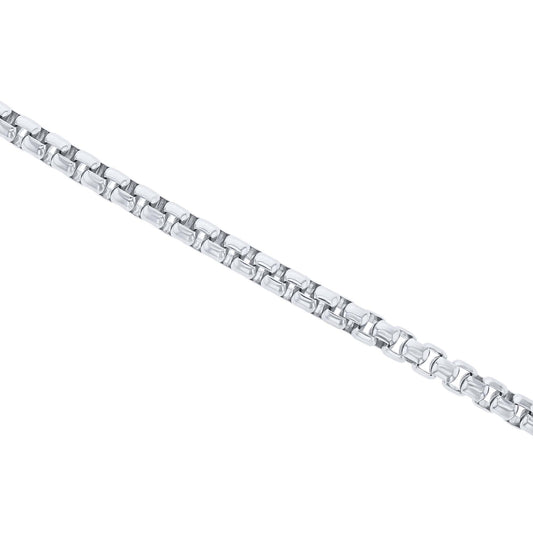 Silver Breakthrough Box Chain Bracelet