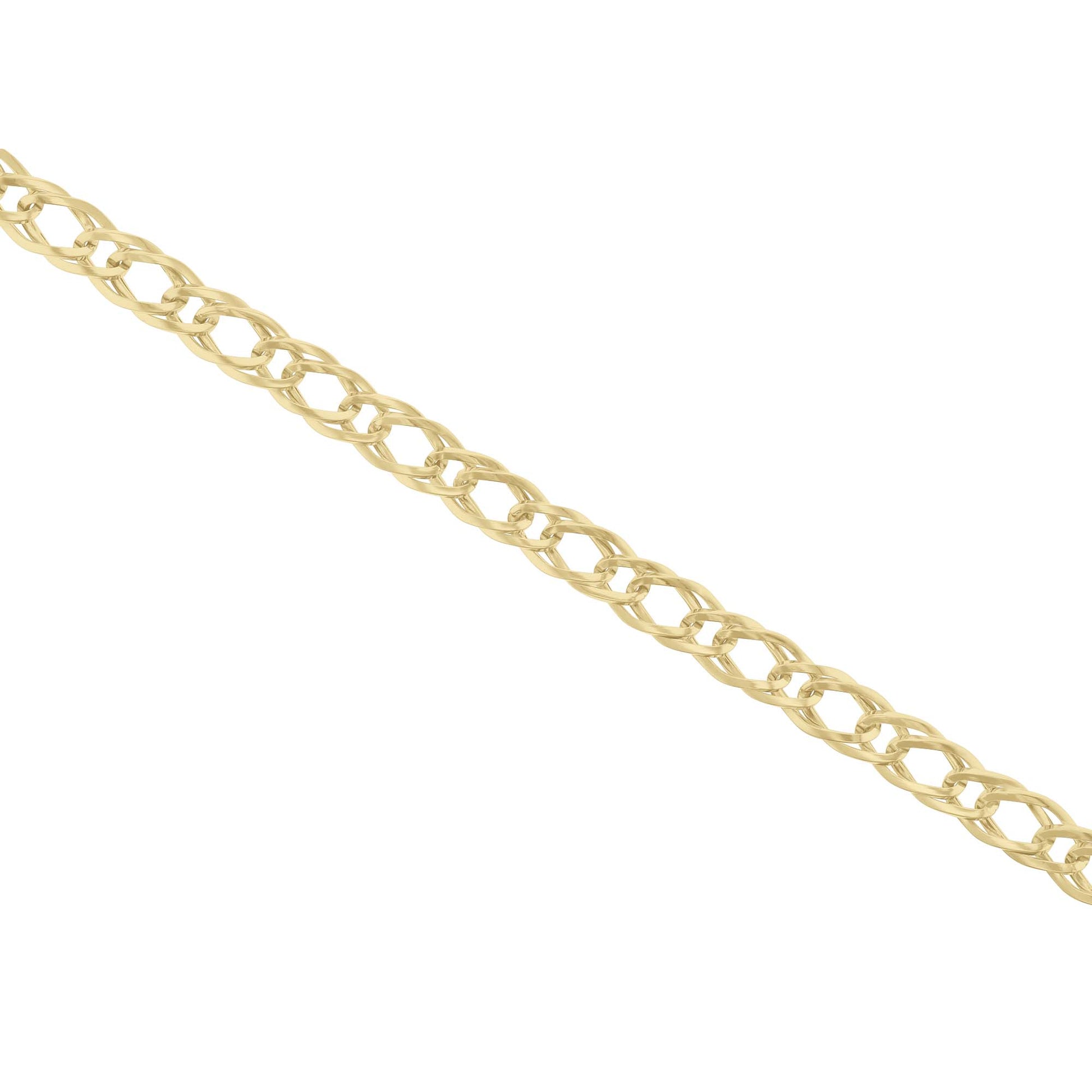 Francesca Double Link Gold Chain Bracelet