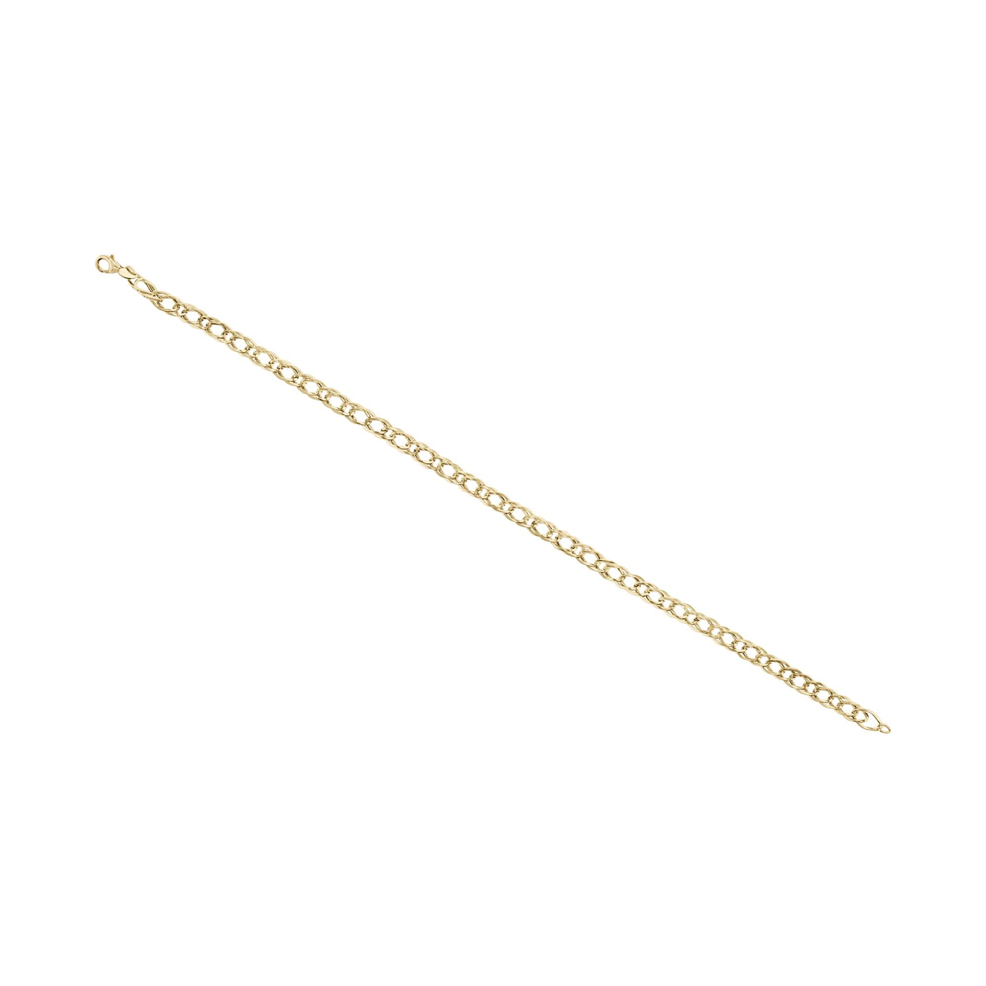 Francesca Double Link Gold Chain Bracelet