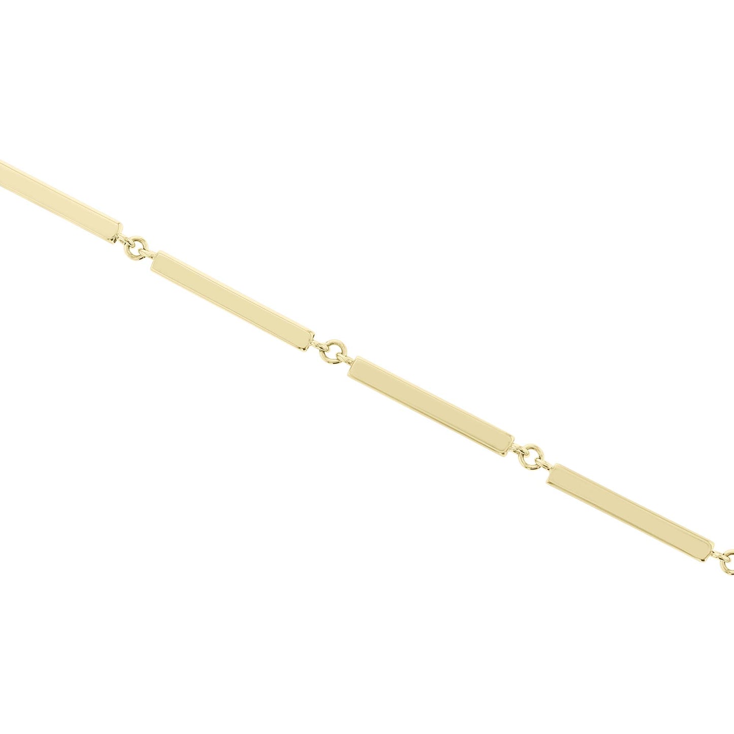 Amos Bar Link Gold Bracelet