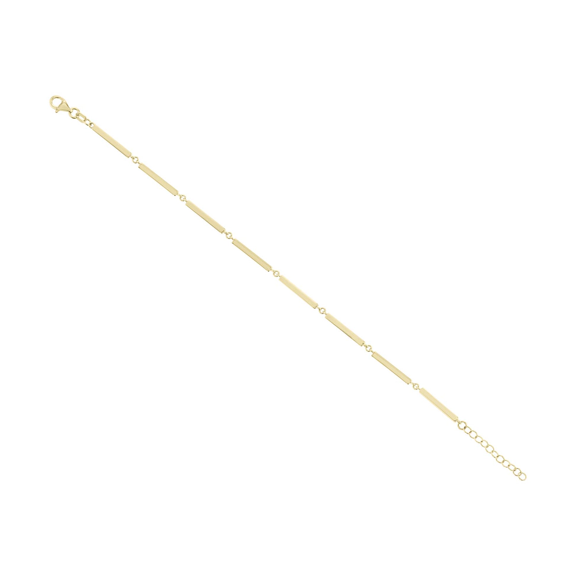 Amos Bar Link Gold Bracelet