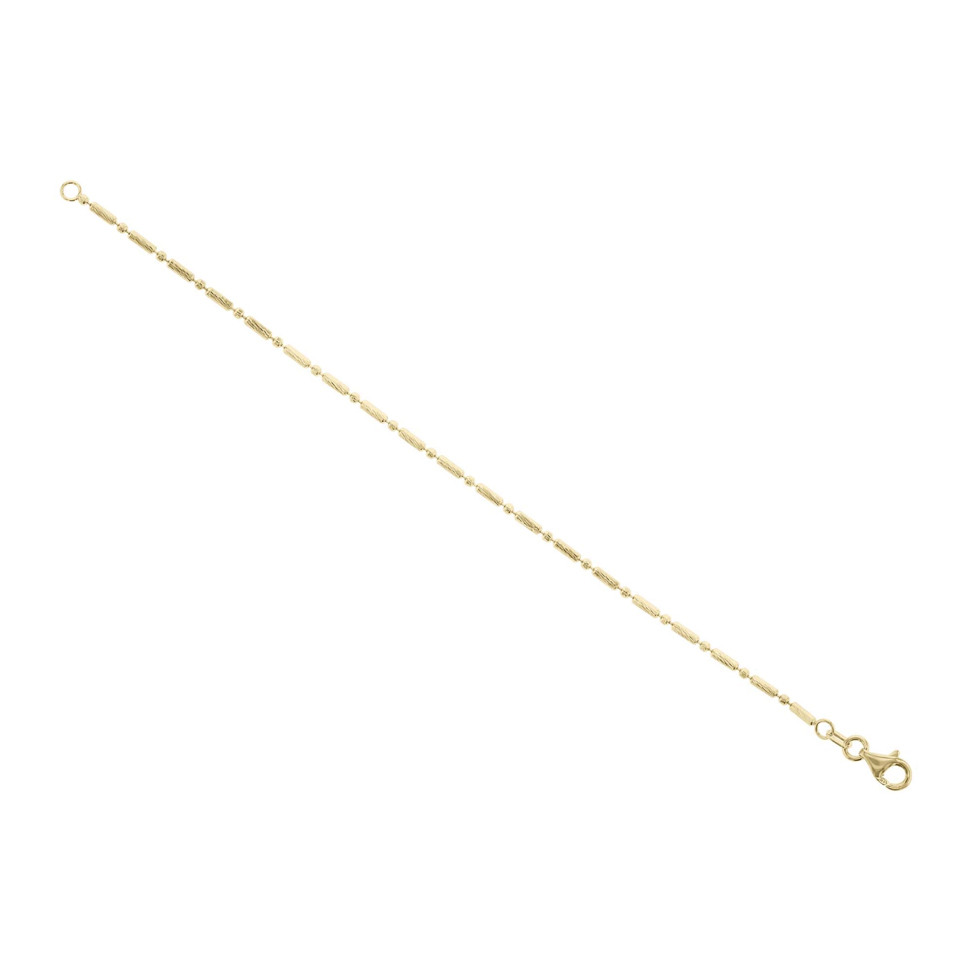 Poppy Gold Bead and Bar Bracelet