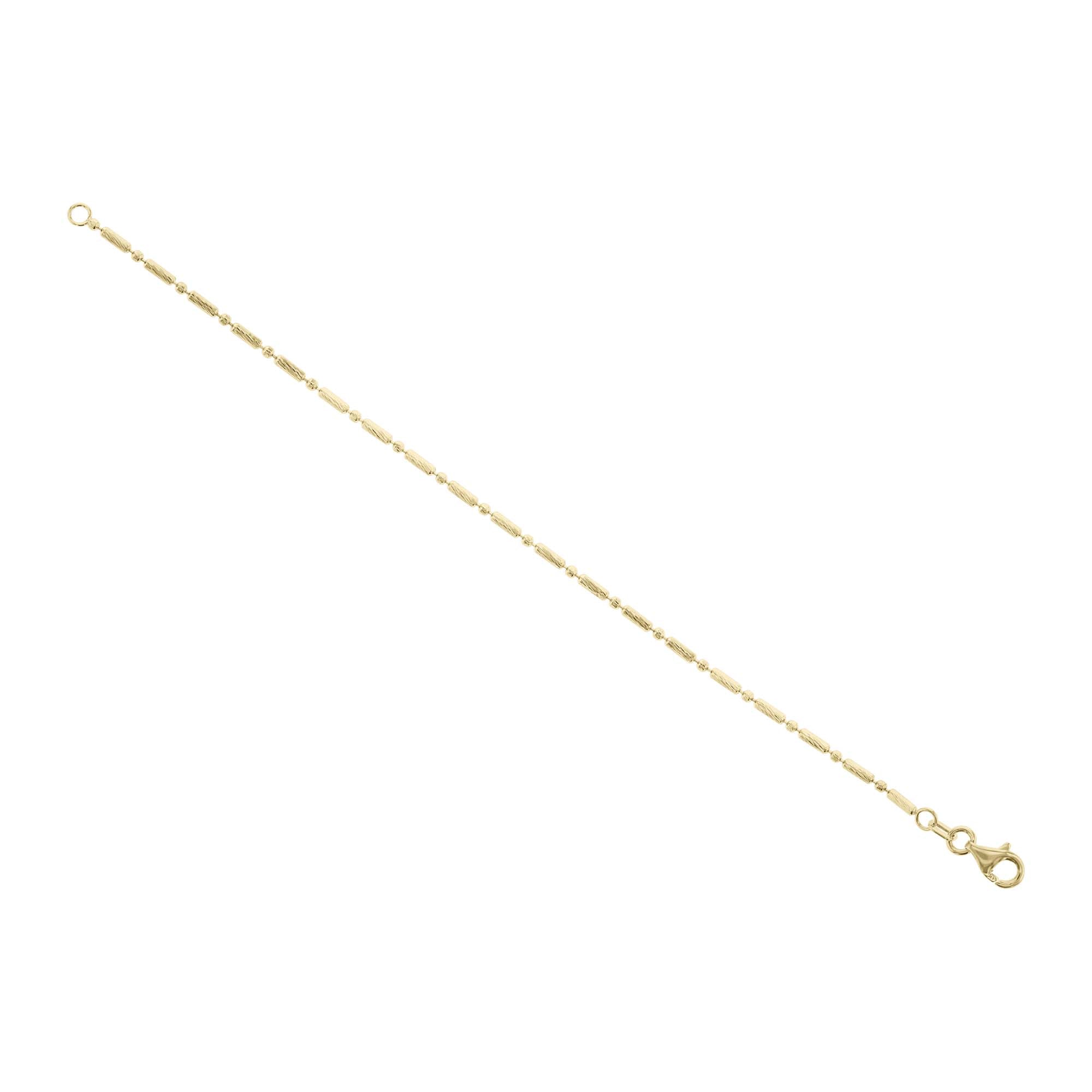 Poppy Gold Bead and Bar Bracelet