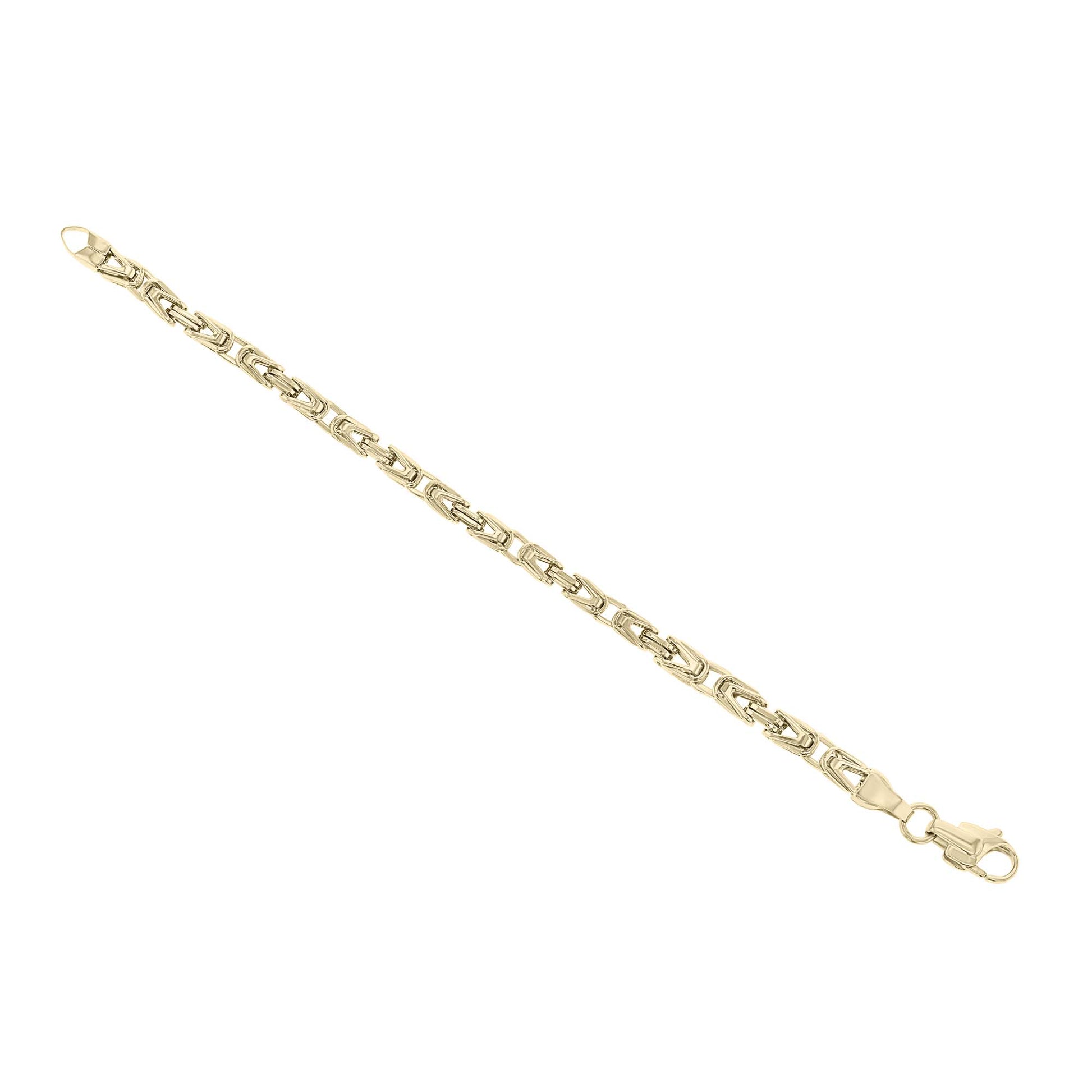 Benny Stainless Steel Byzantine Chain Bracelet