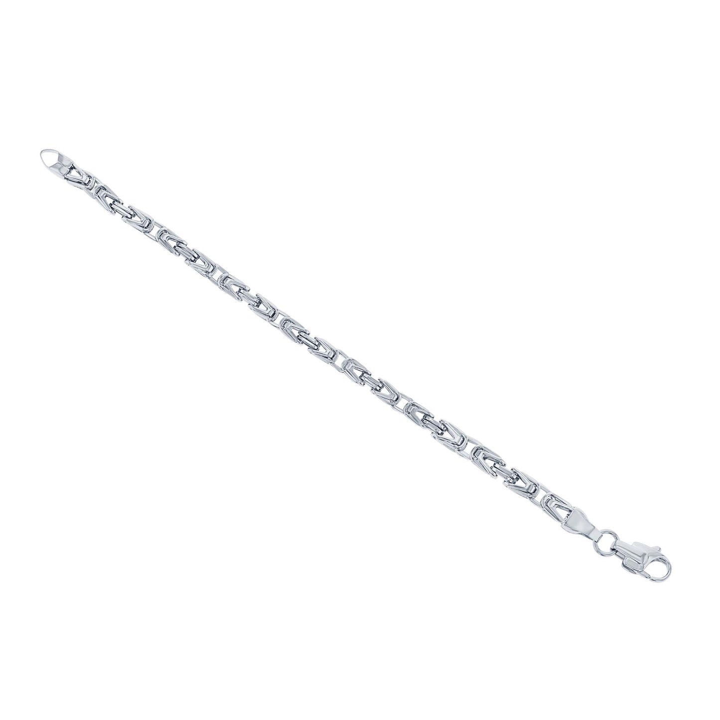 Benny Stainless Steel Byzantine Chain Bracelet