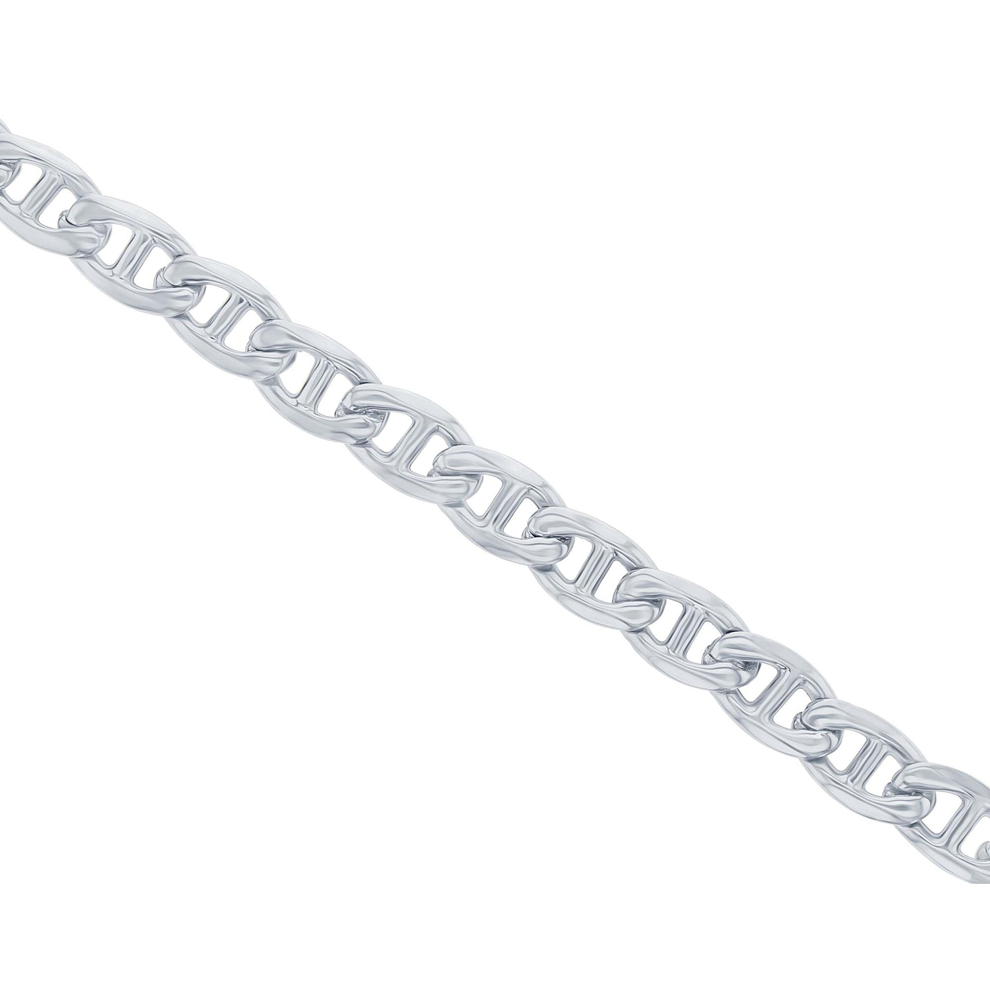 Vane Stainless Steel Mariner Link Bracelet