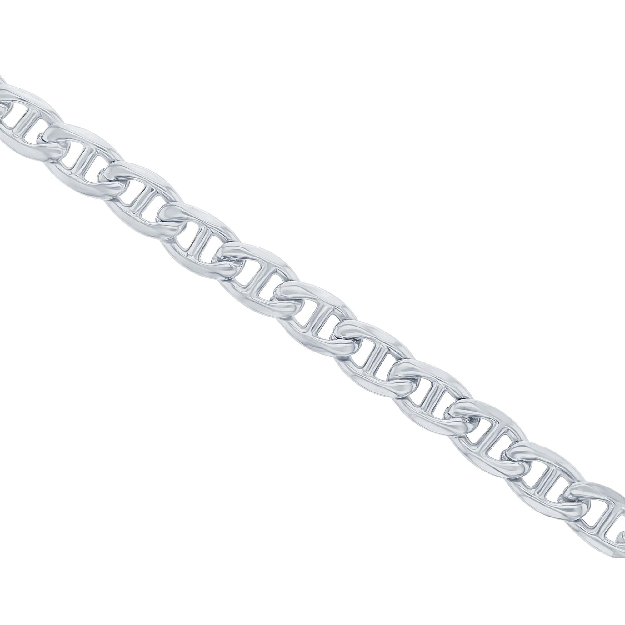 Vane Stainless Steel Mariner Link Bracelet