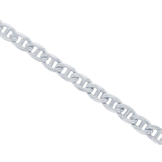Vane Stainless Steel Mariner Link Bracelet