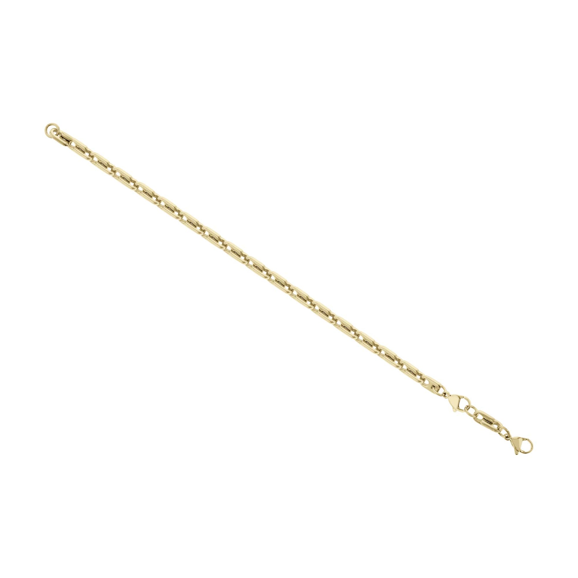 Chaplin Stainless Steel Zipper Link Bracelet