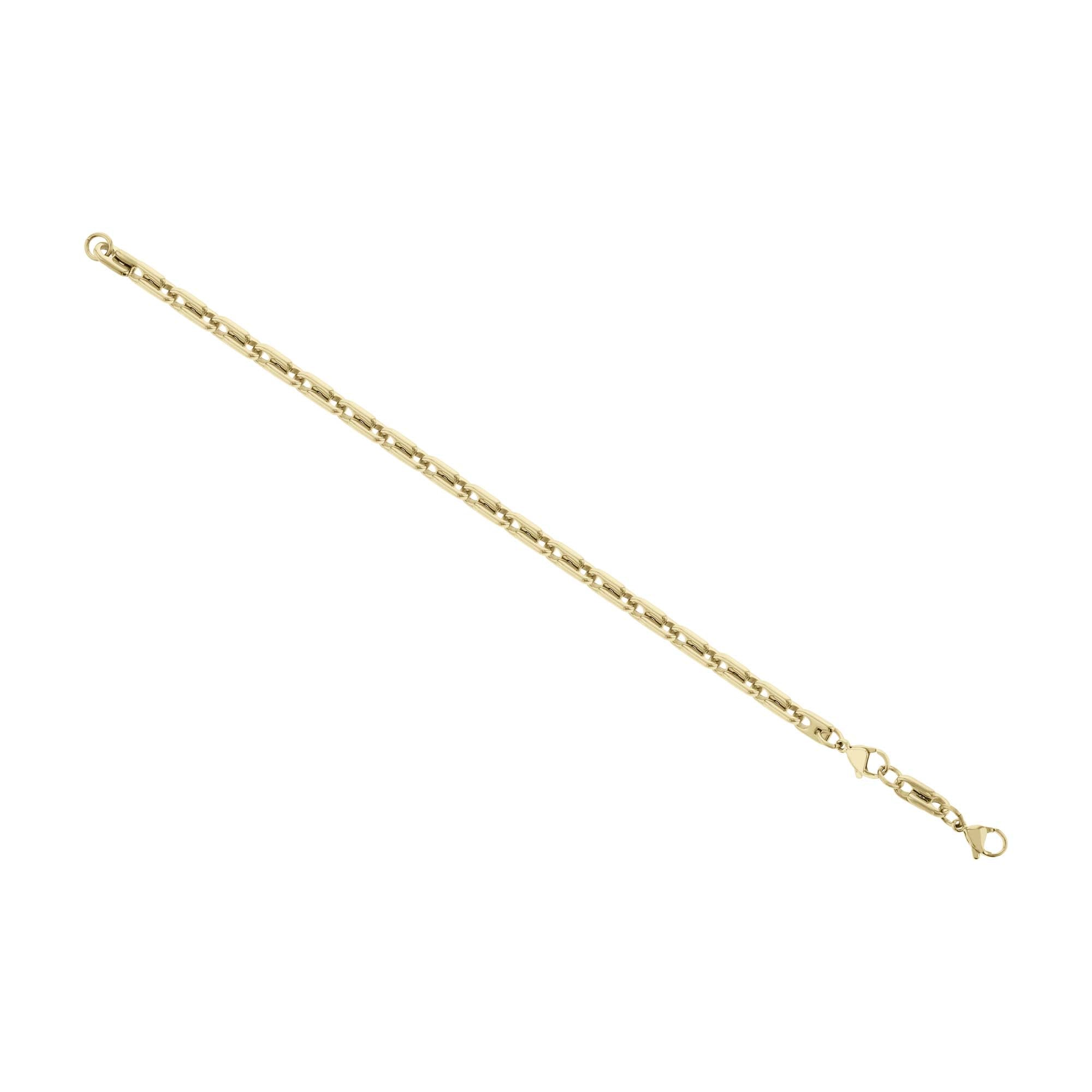 Chaplin Stainless Steel Zipper Link Bracelet