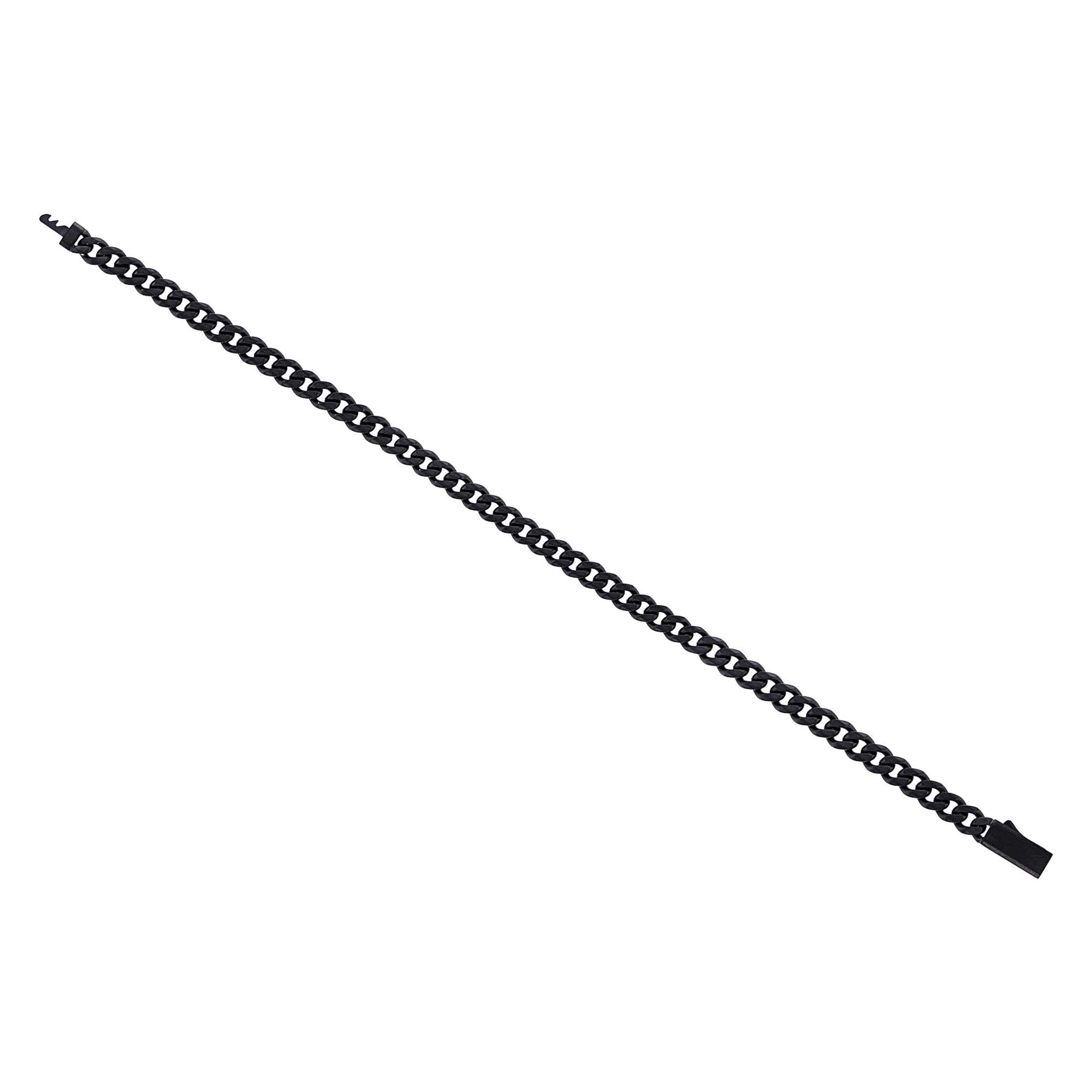 Mal Stainless Steel Curb Link Bracelet