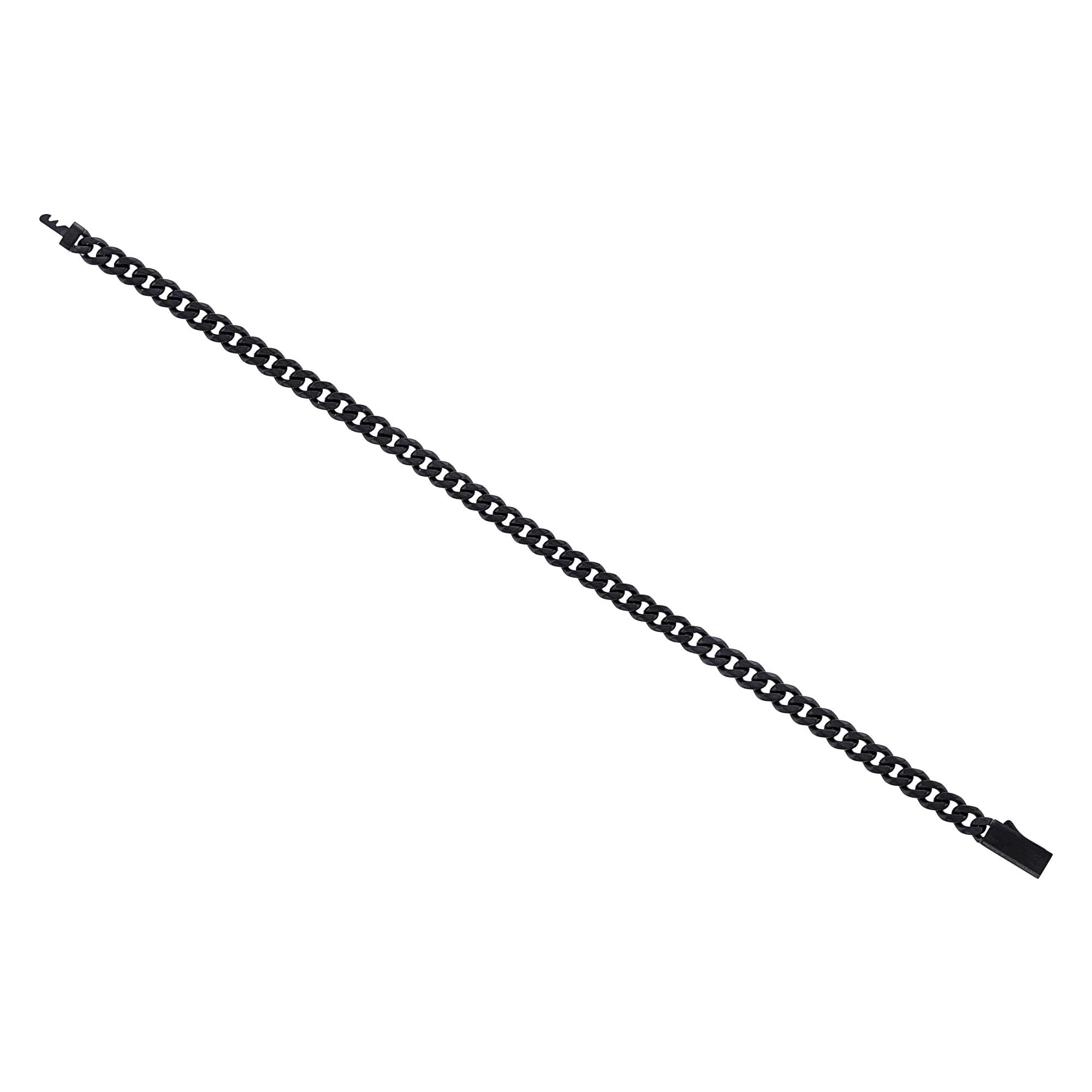 Mal Stainless Steel Curb Link Bracelet