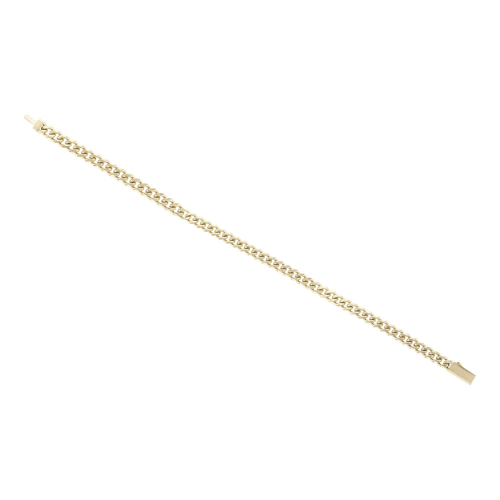 Mal Stainless Steel Curb Link Bracelet