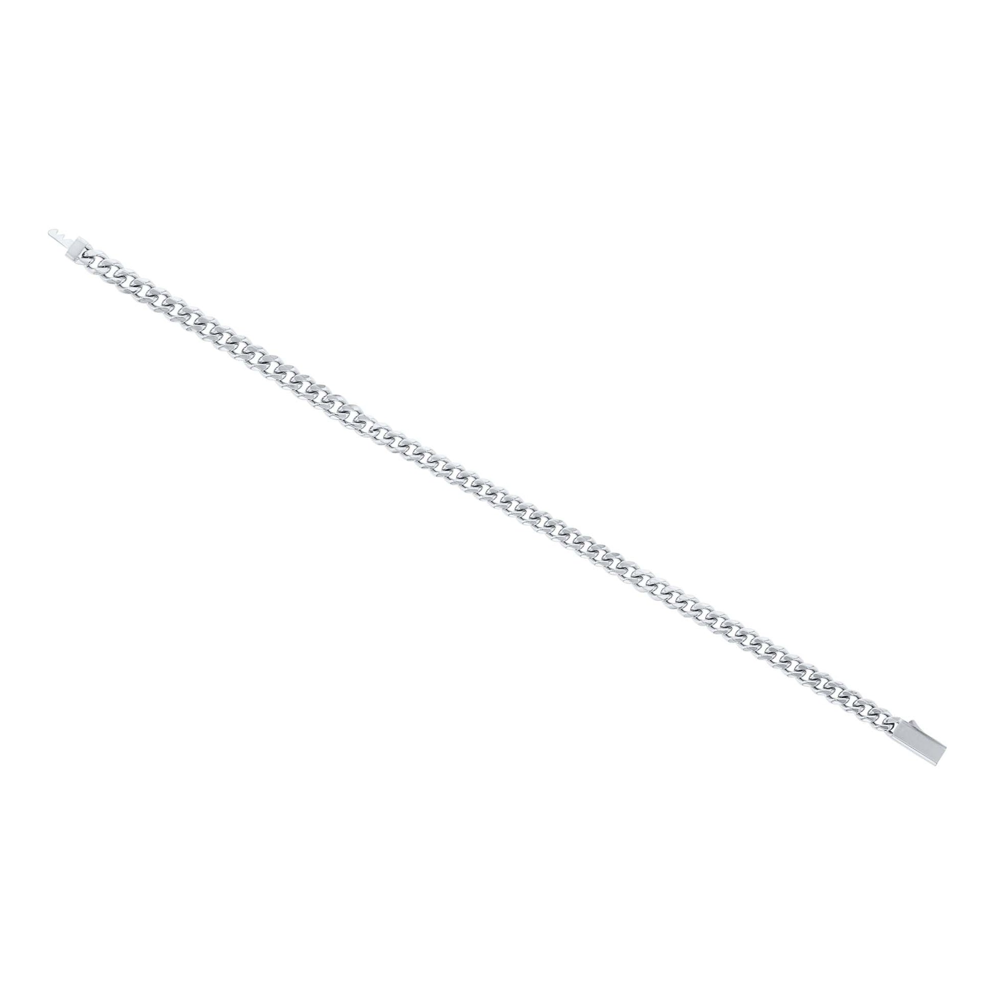 Mal Stainless Steel Curb Link Bracelet