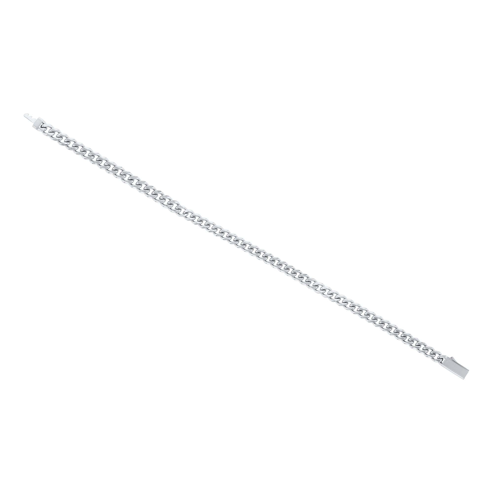 Mal Stainless Steel Curb Link Bracelet