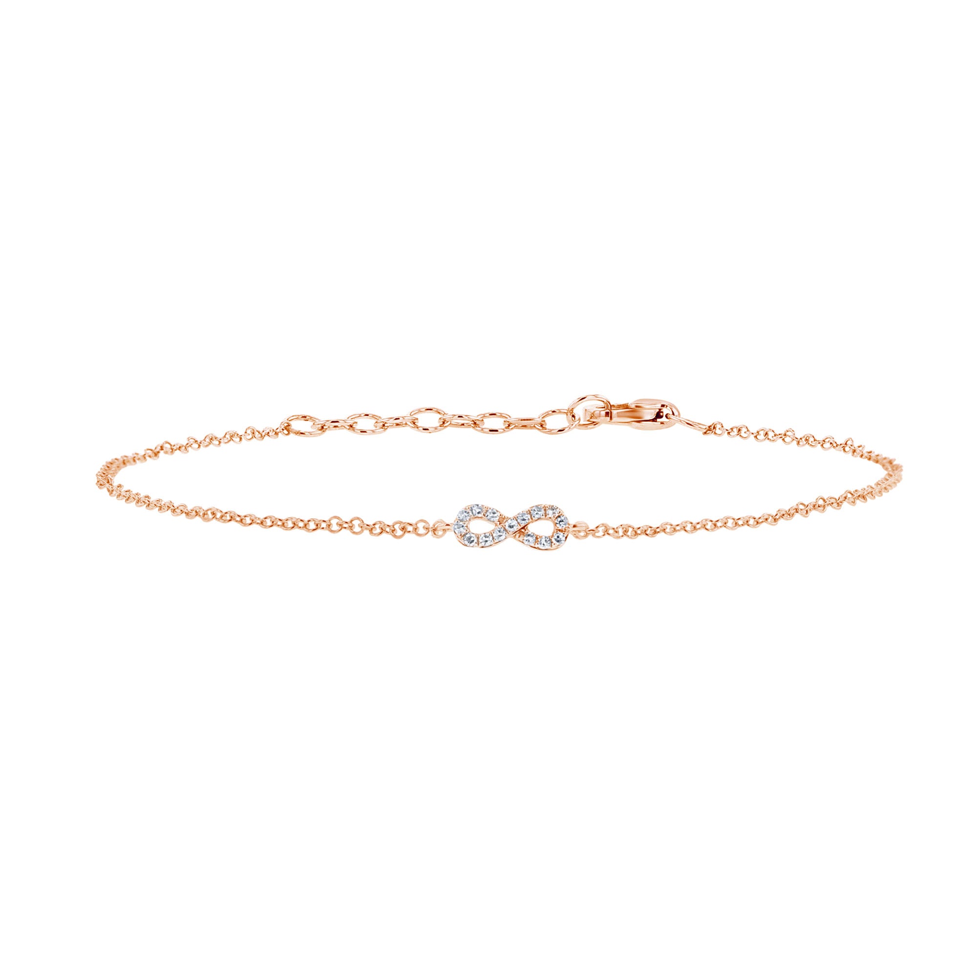 Petite Infinity Chain Diamond Bracelet Steven Singer Jewelers