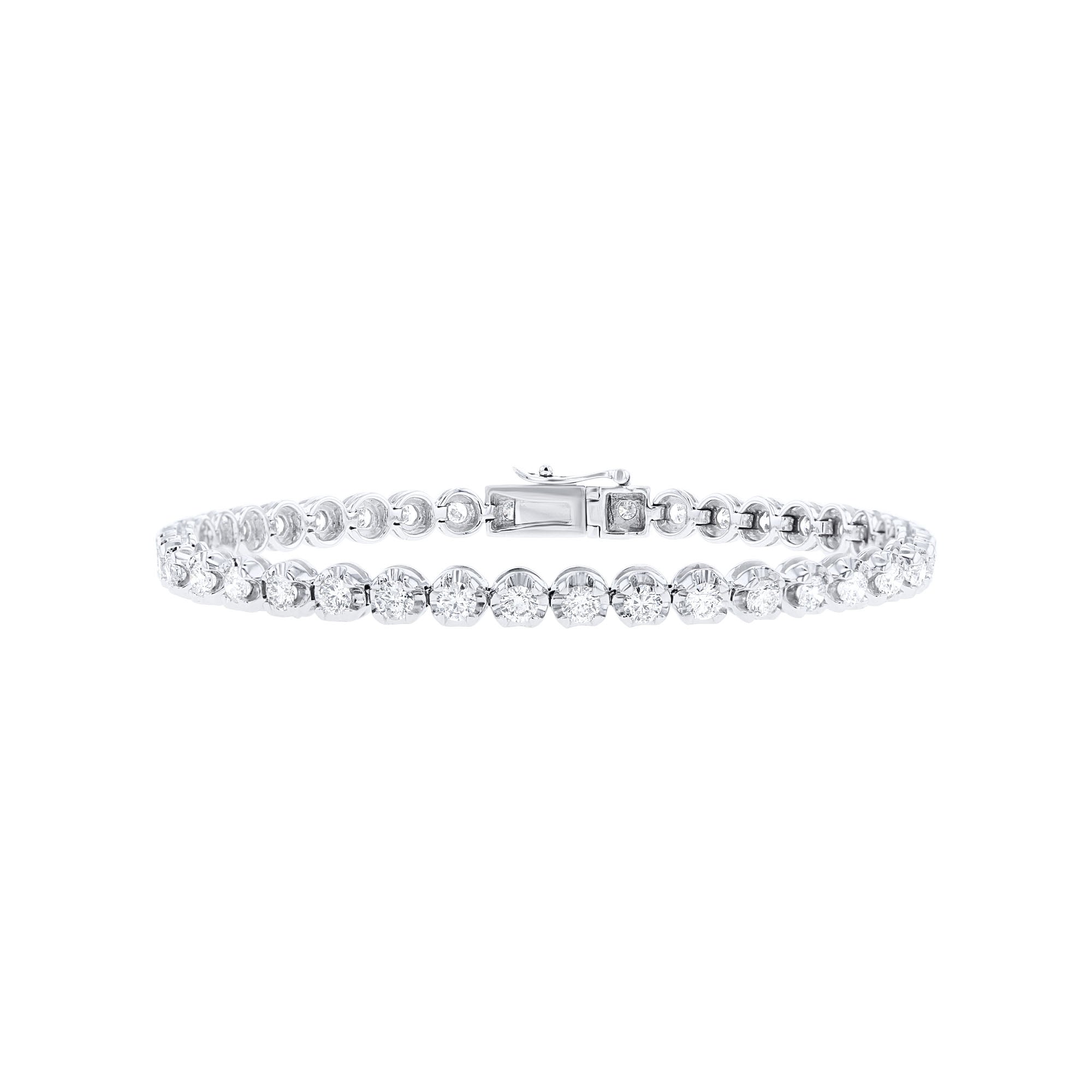 Endless Diamond Tennis Bracelet 4ct – Steven Singer Jewelers