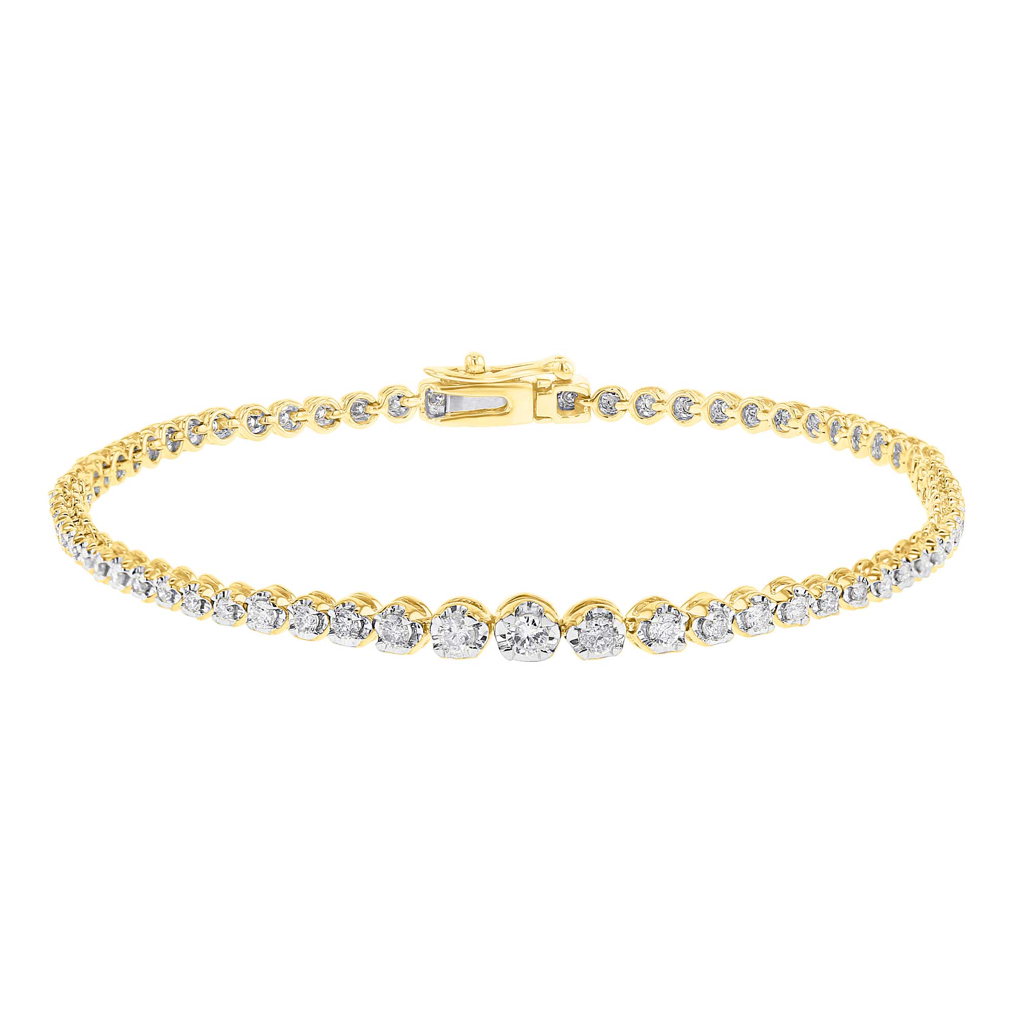 Miracle Diamond Tennis Bracelet 2ct – Steven Singer Jewelers