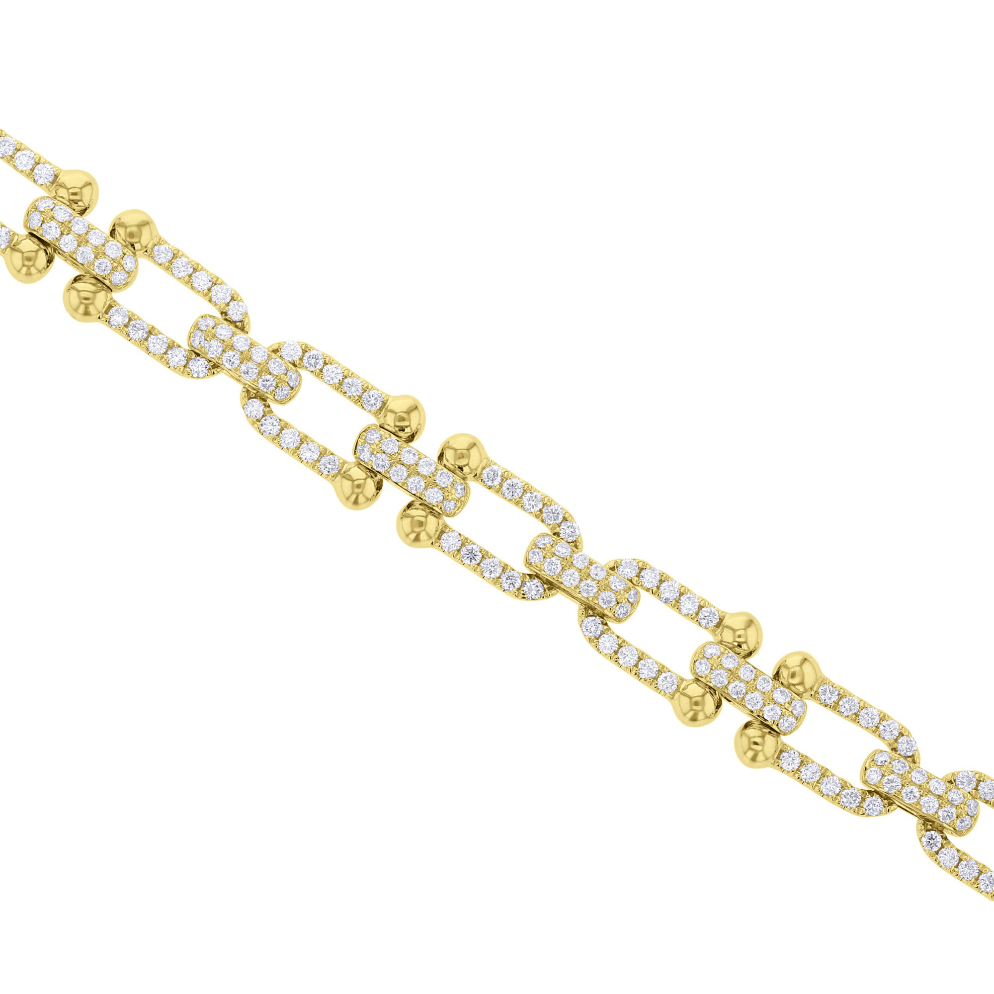 Deluxe Link Diamond Tennis Bracelet
