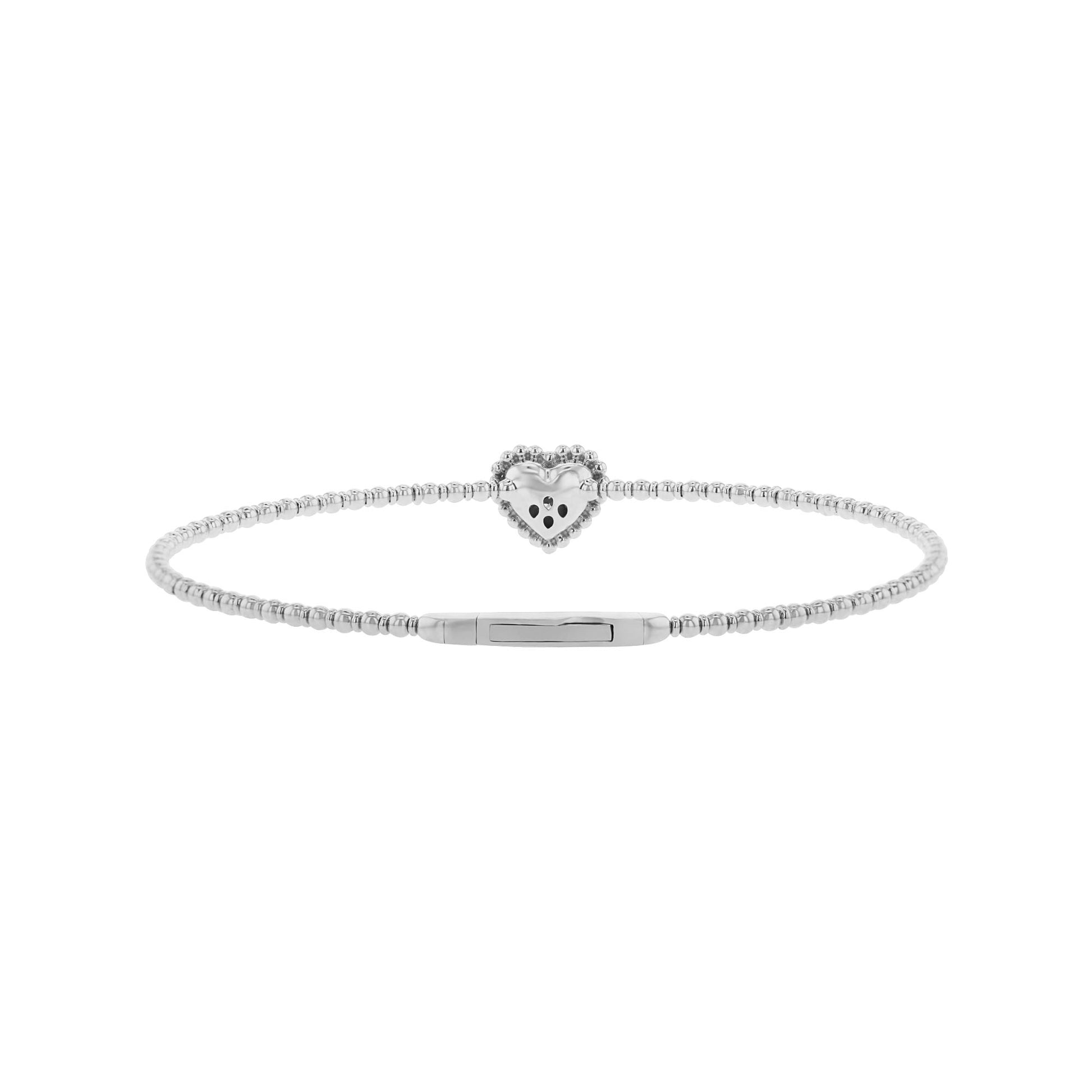 Enamored Heart Diamond Bangle