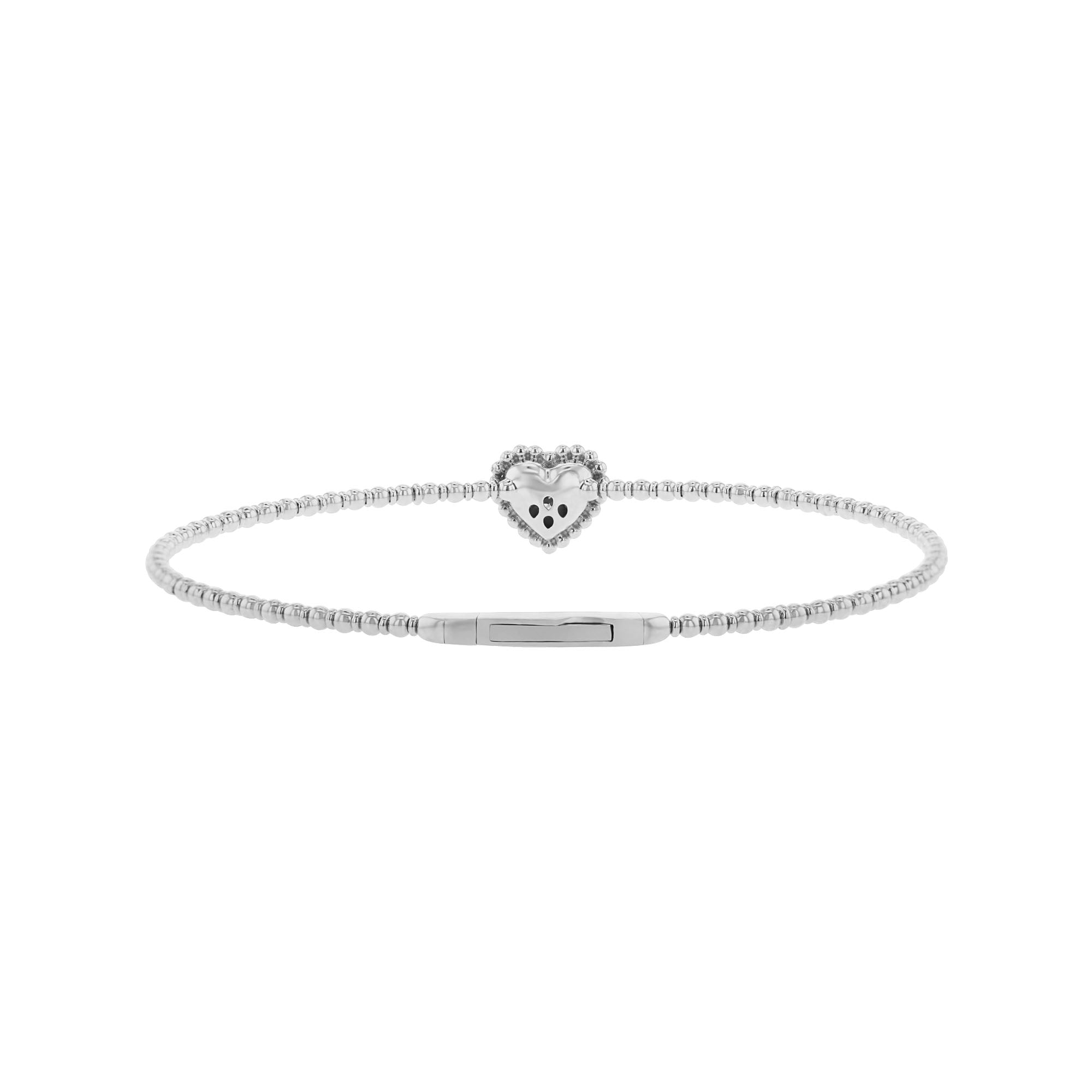 Enamored Heart Diamond Bangle