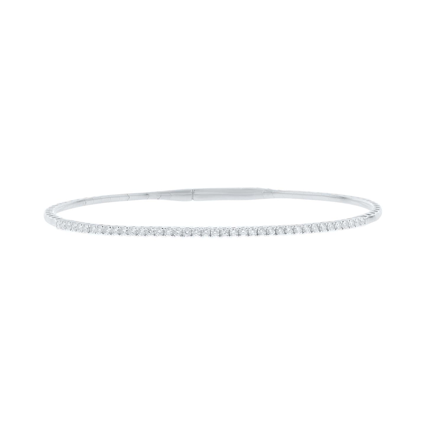 Pleasingly Pave Diamond Bangle Bracelet