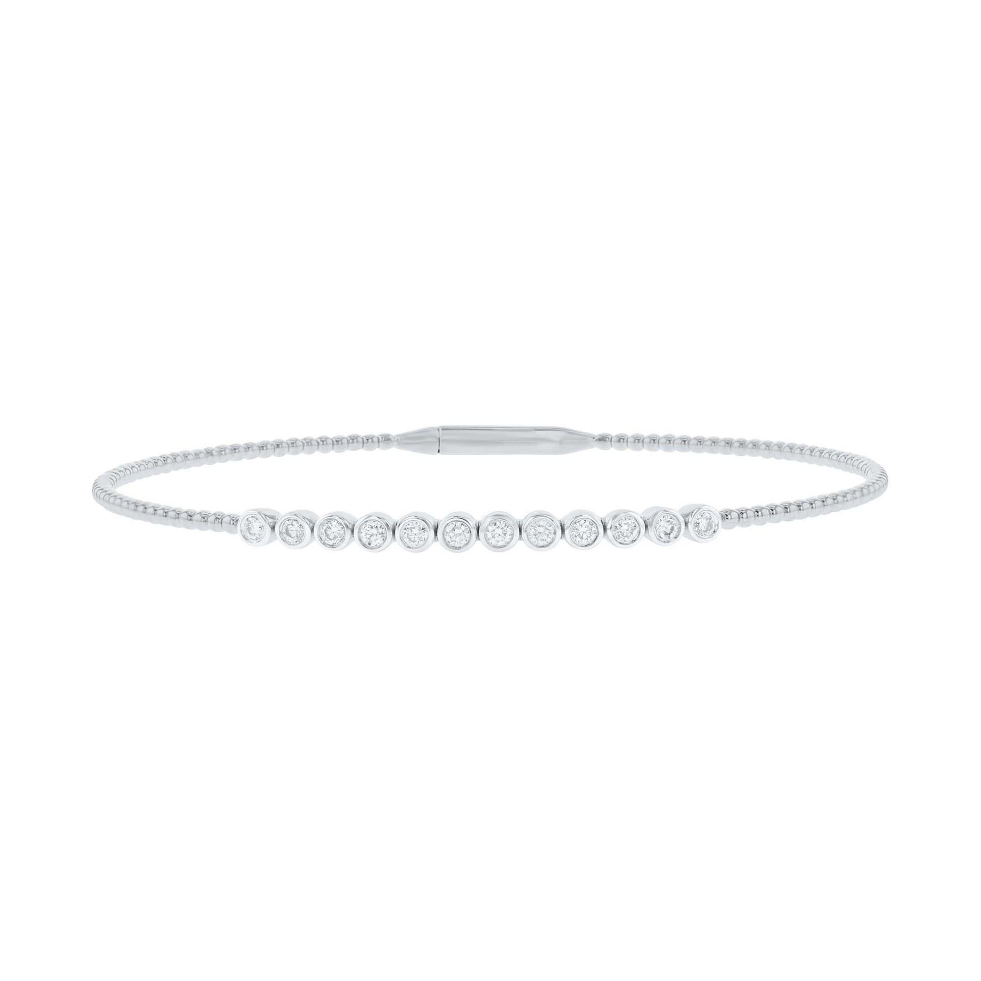 Beloved Bezel Diamond Bangle Bracelet