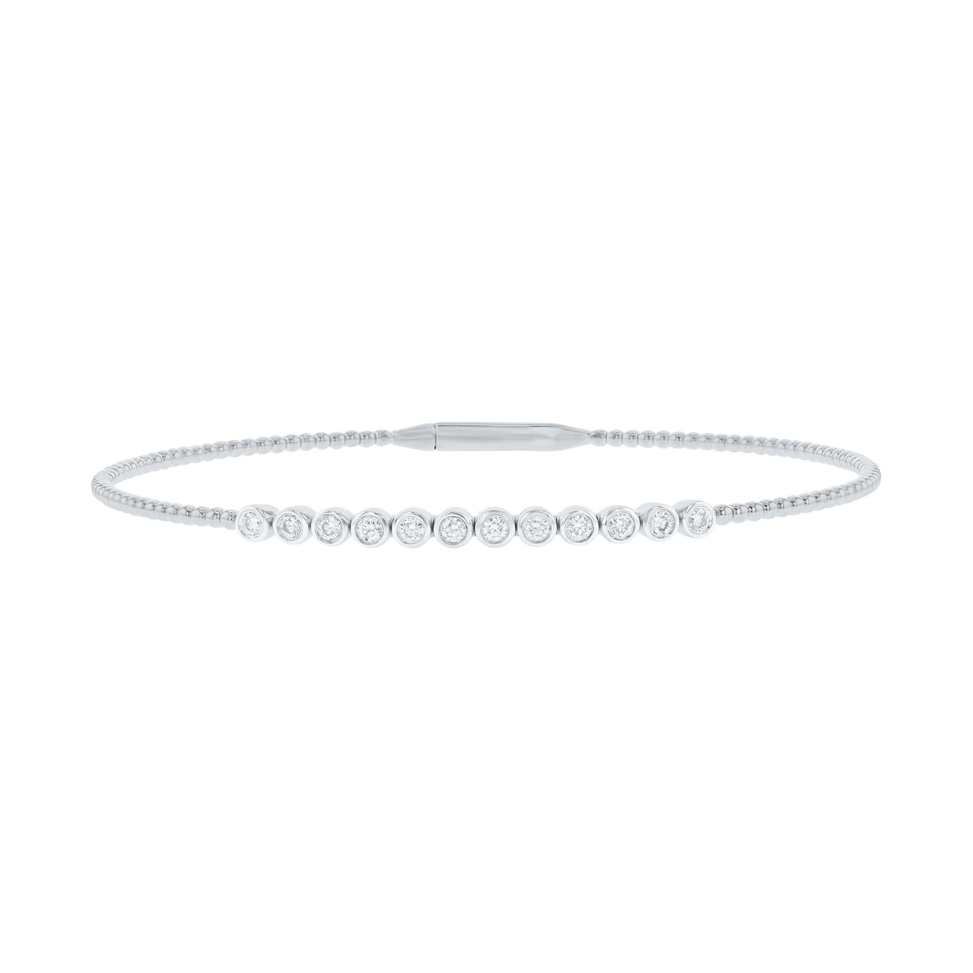 Beloved Bezel Diamond Bangle Bracelet