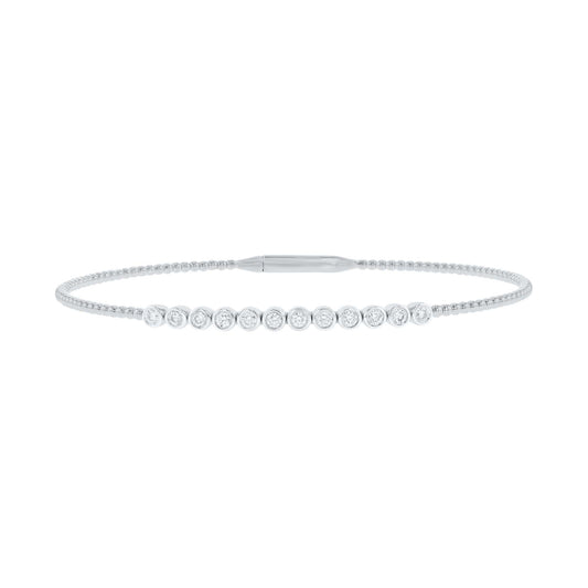 Beloved Bezel Diamond Bangle Bracelet