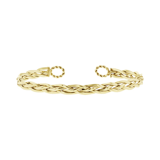 Sardinia Gold Bonded Cuff Bracelet